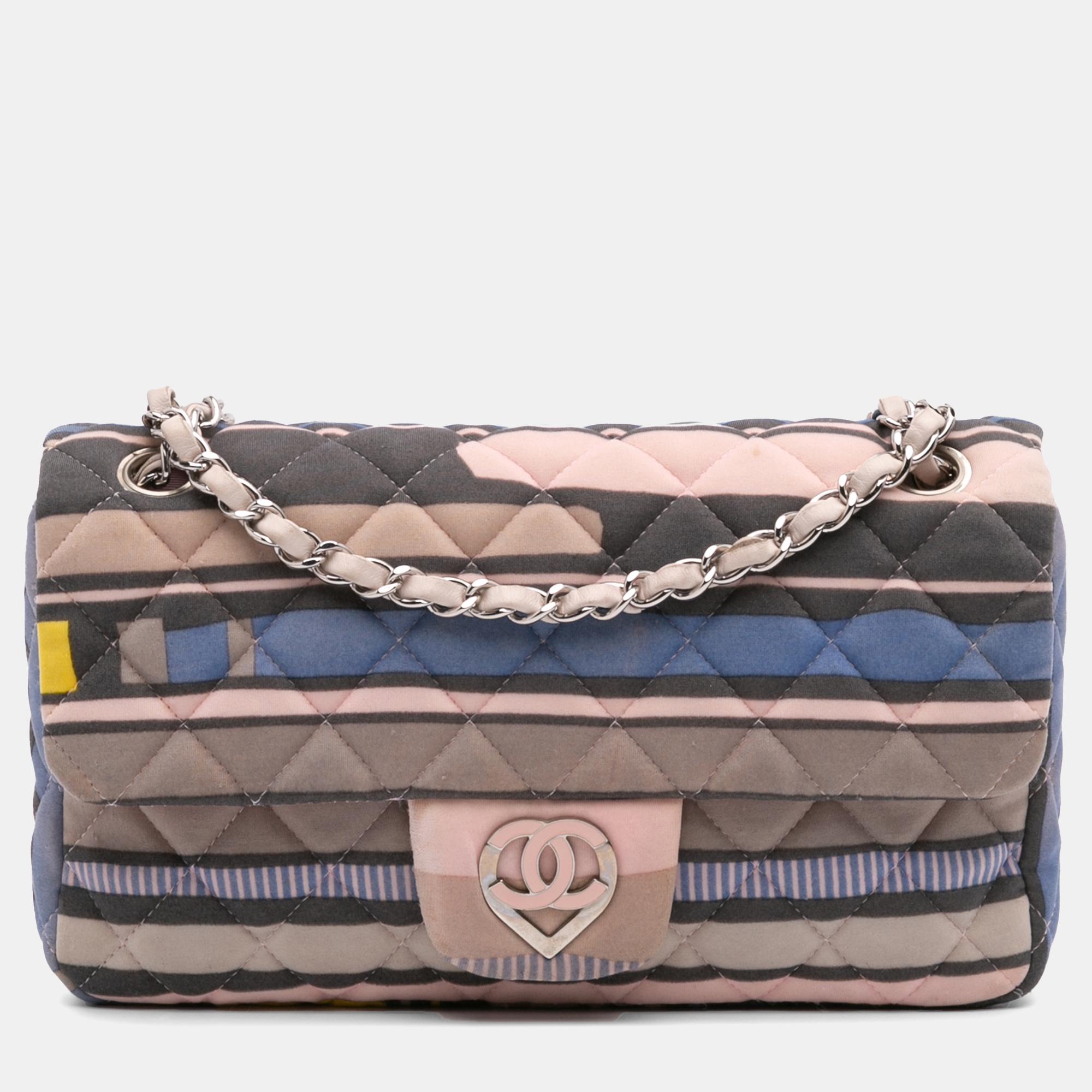 

Chanel Multicolor Small Quilted Jersey Ocean Drive Flap