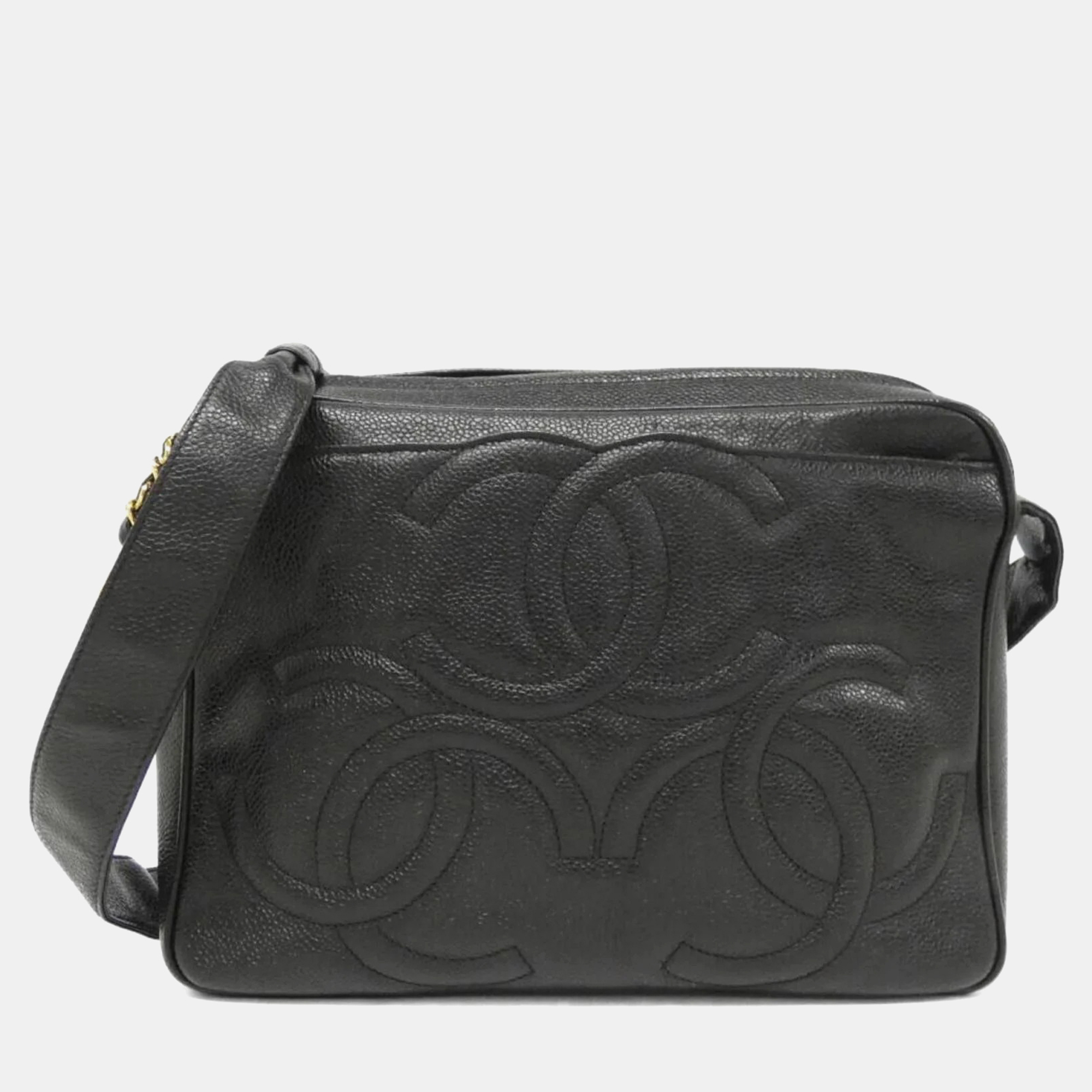

Chanel Black Caviar Leather Shoulder Bag