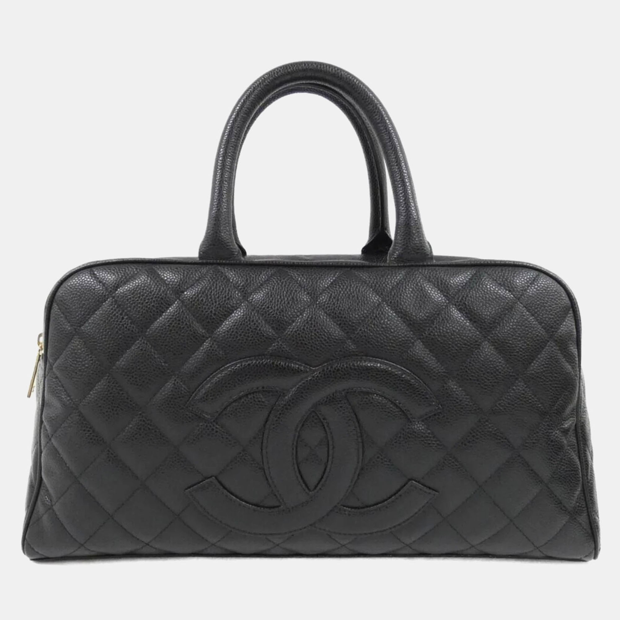 

Chanel Black Boston Bag