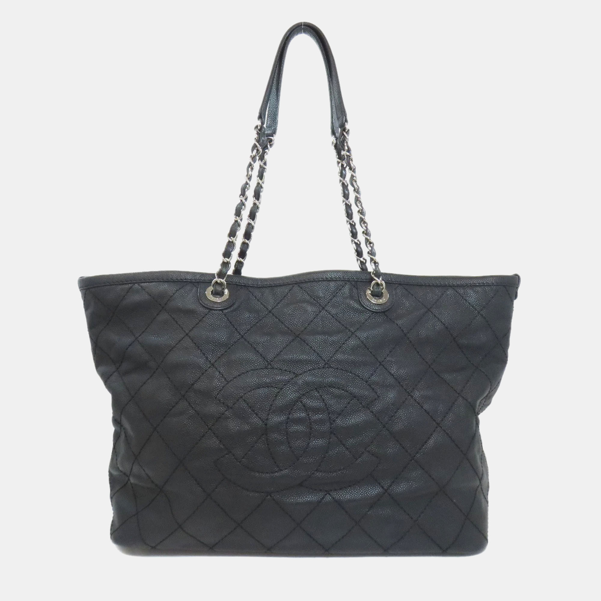 

Chanel Matelasse Tote Bag Grained Calfskin, Black