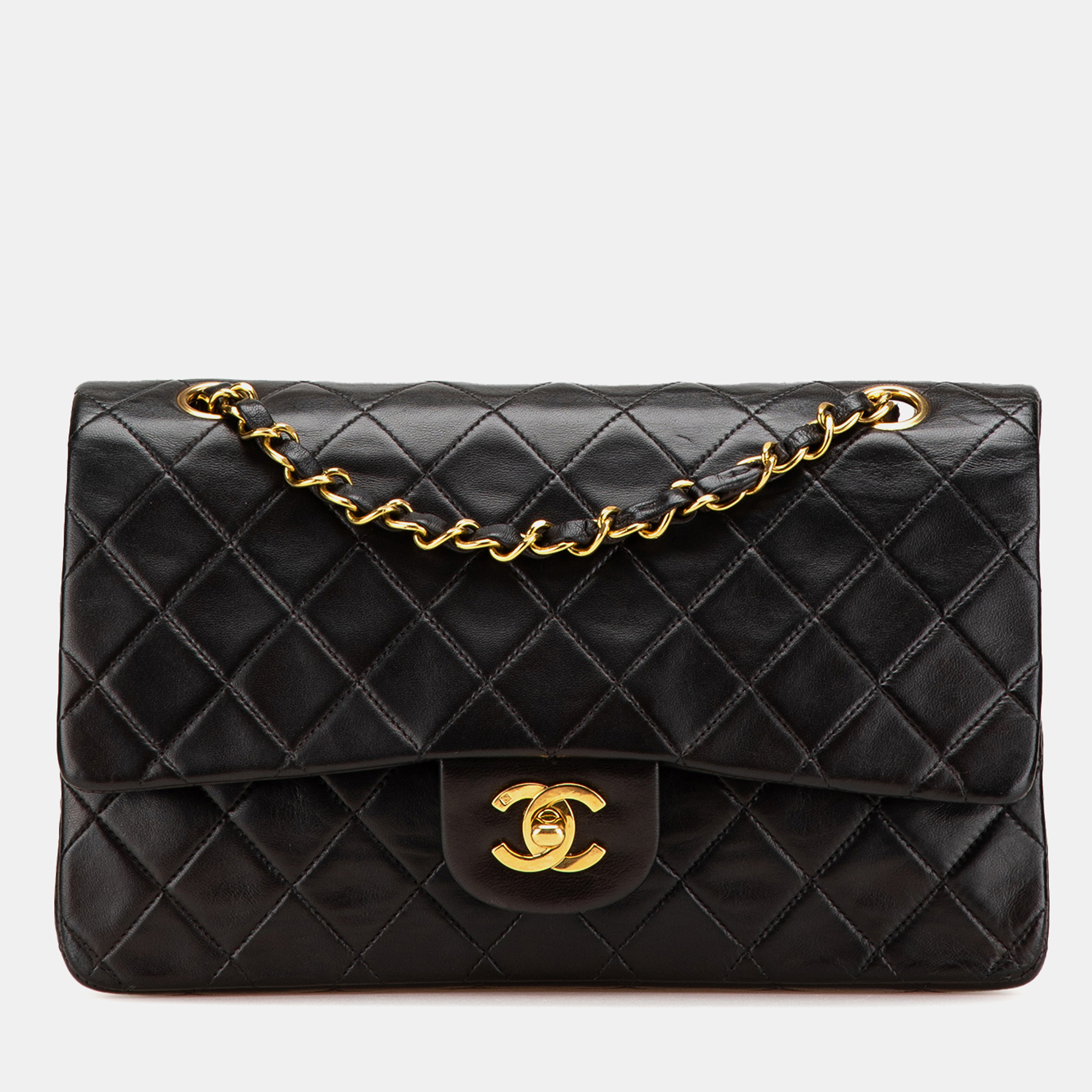 

Chanel Black Medium Classic Lambskin Double Flap