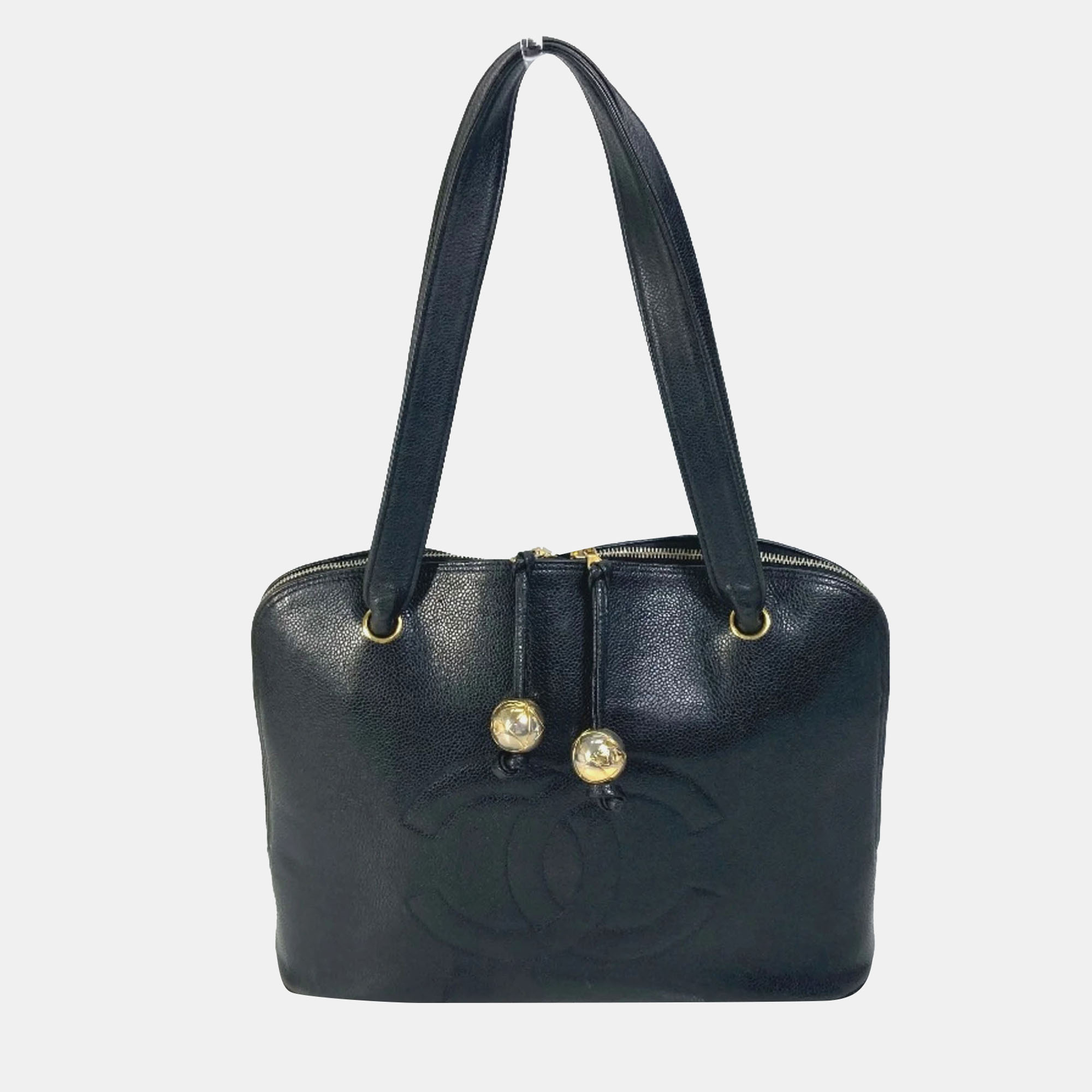 

Chanel Black Leather Shoulder Bag