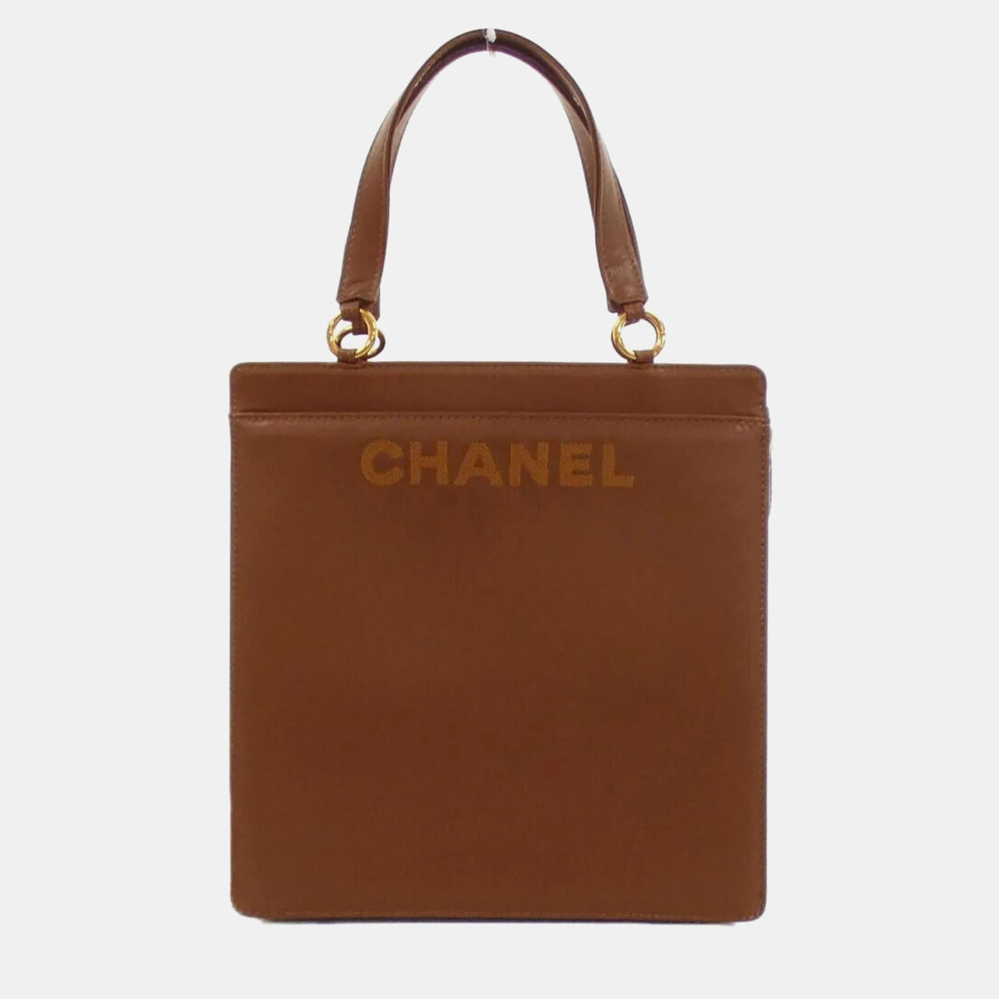 

Chanel Brown Calf Leather Handbag