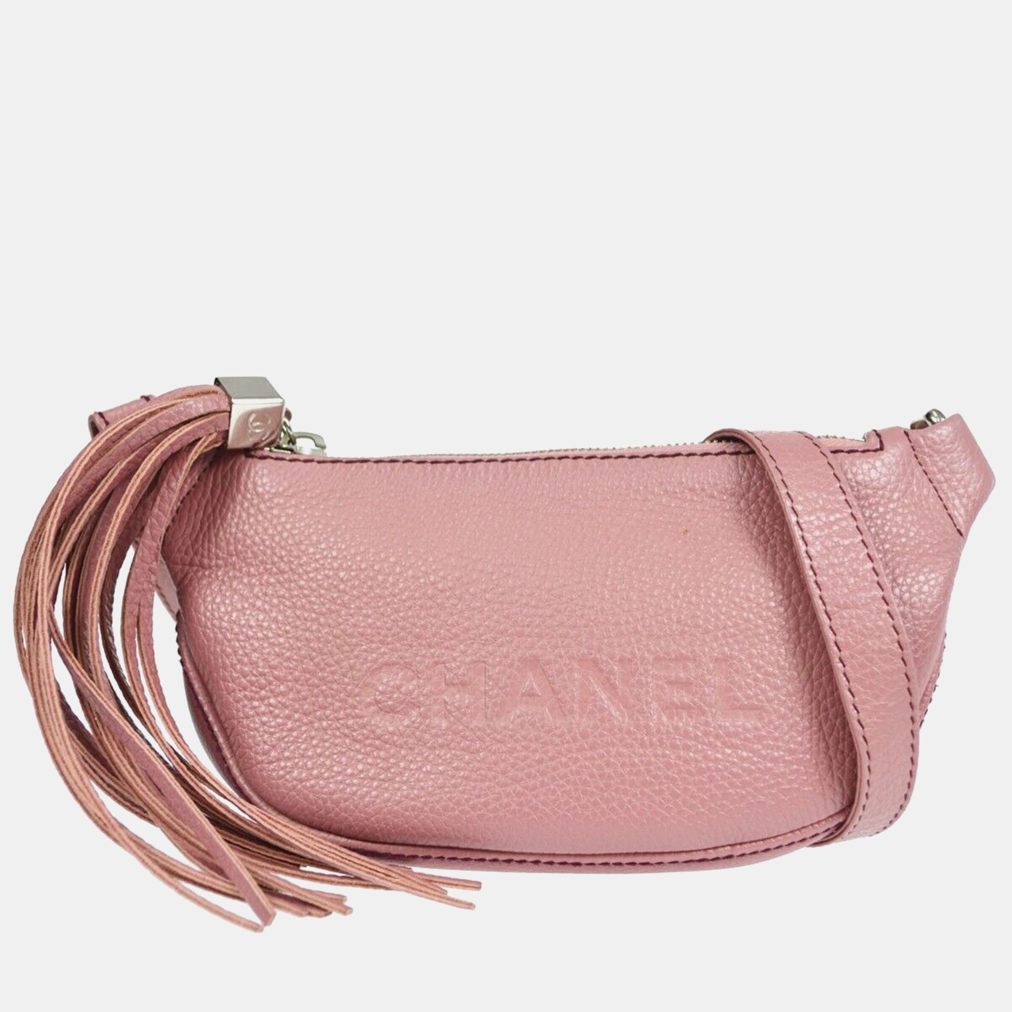 

Chanel Pink Fringe Shoulder Bag