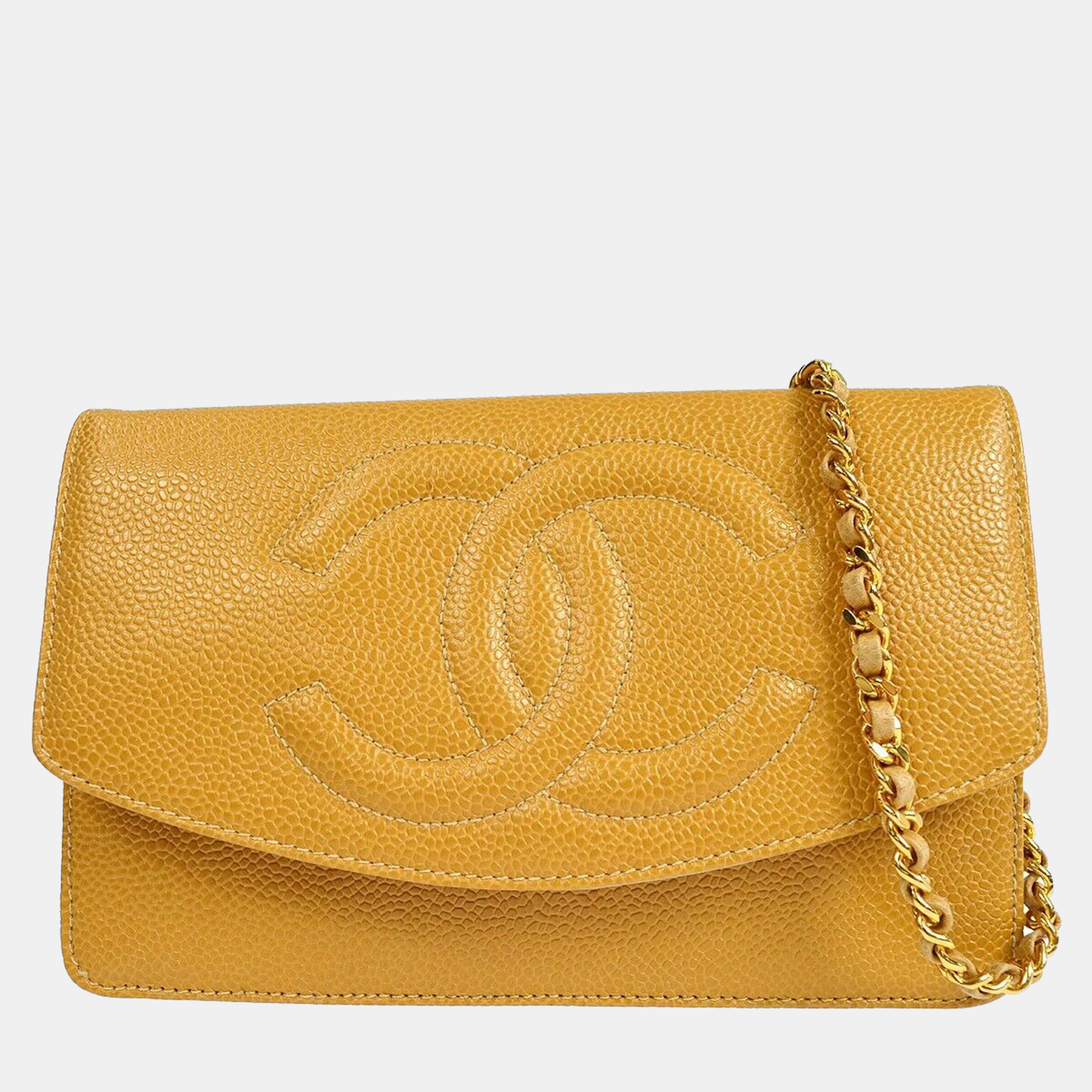 

Chanel Beige Calfskin Timeless Woc Wallet On Chain