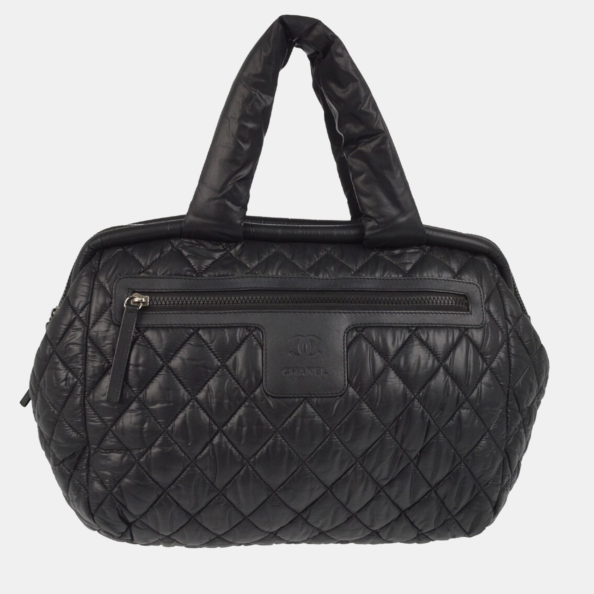 

Chanel Black Nylon Coco Cocoon Handbag