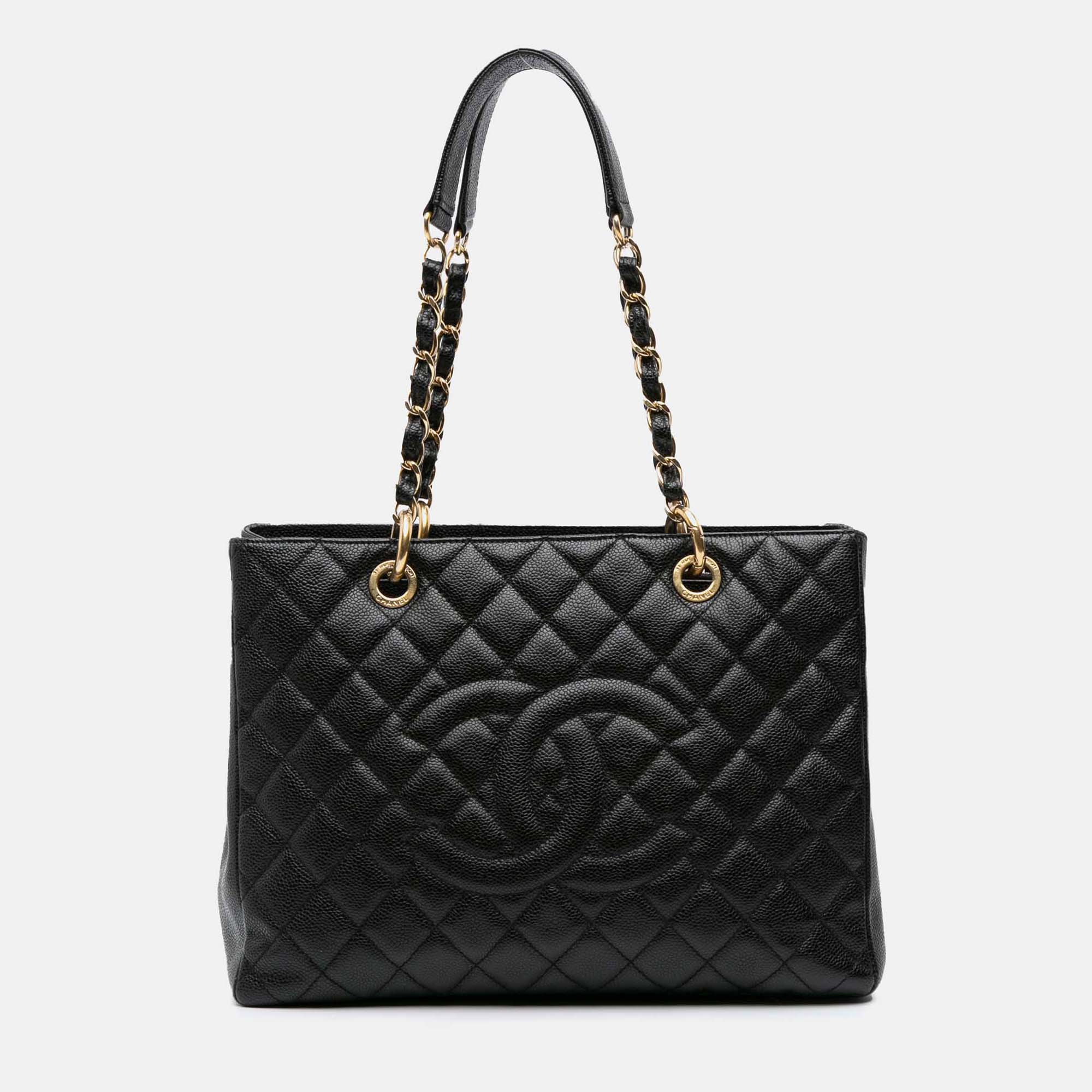 

Chanel Black Caviar Grand Shopping Tote