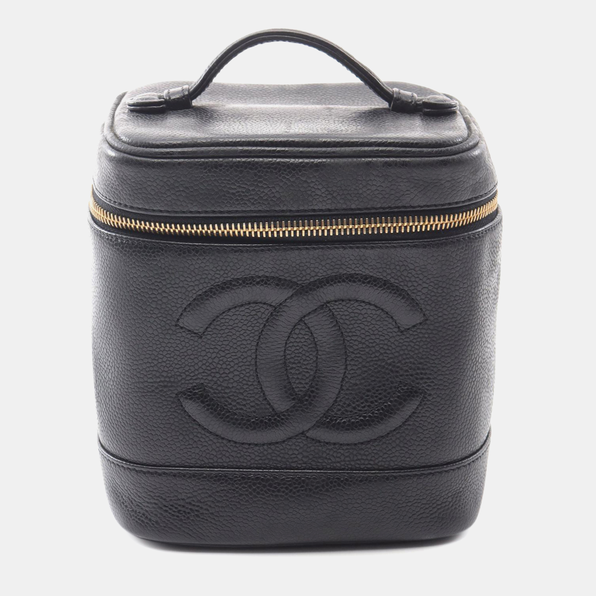 

Chanel Black CC Caviar Vanity Case