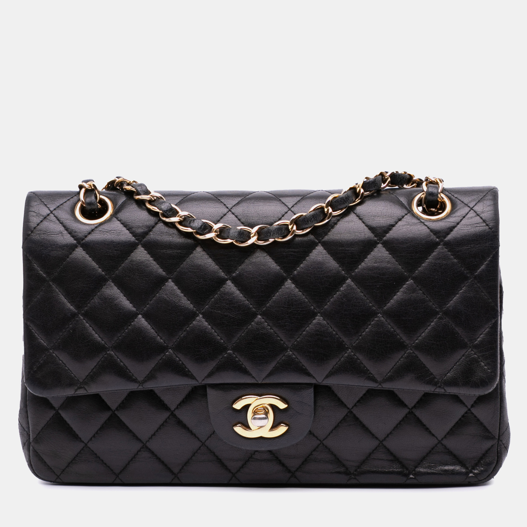 

Chanel Black Medium Classic Lambskin Double Flap