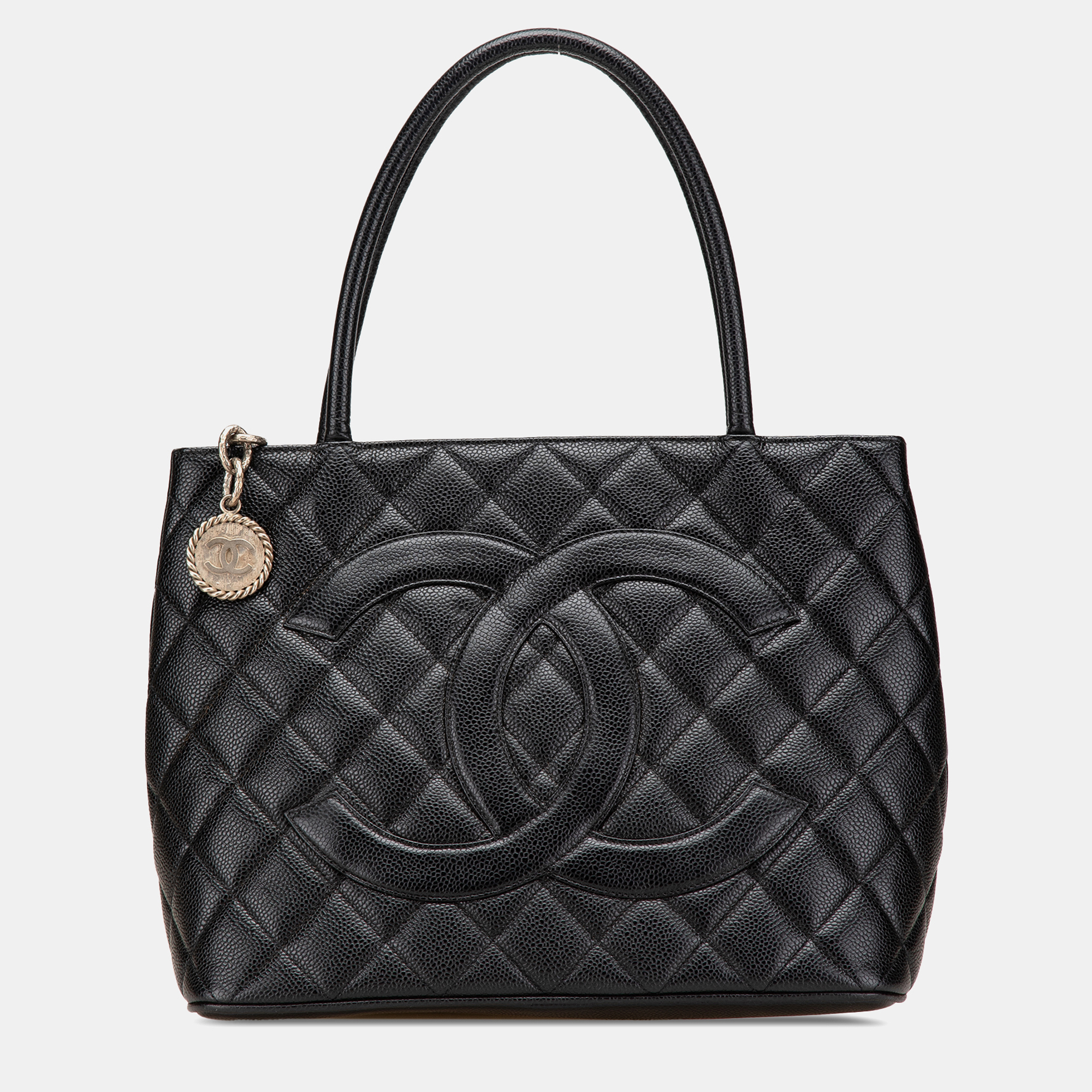 

Chanel Black Caviar Medallion Tote