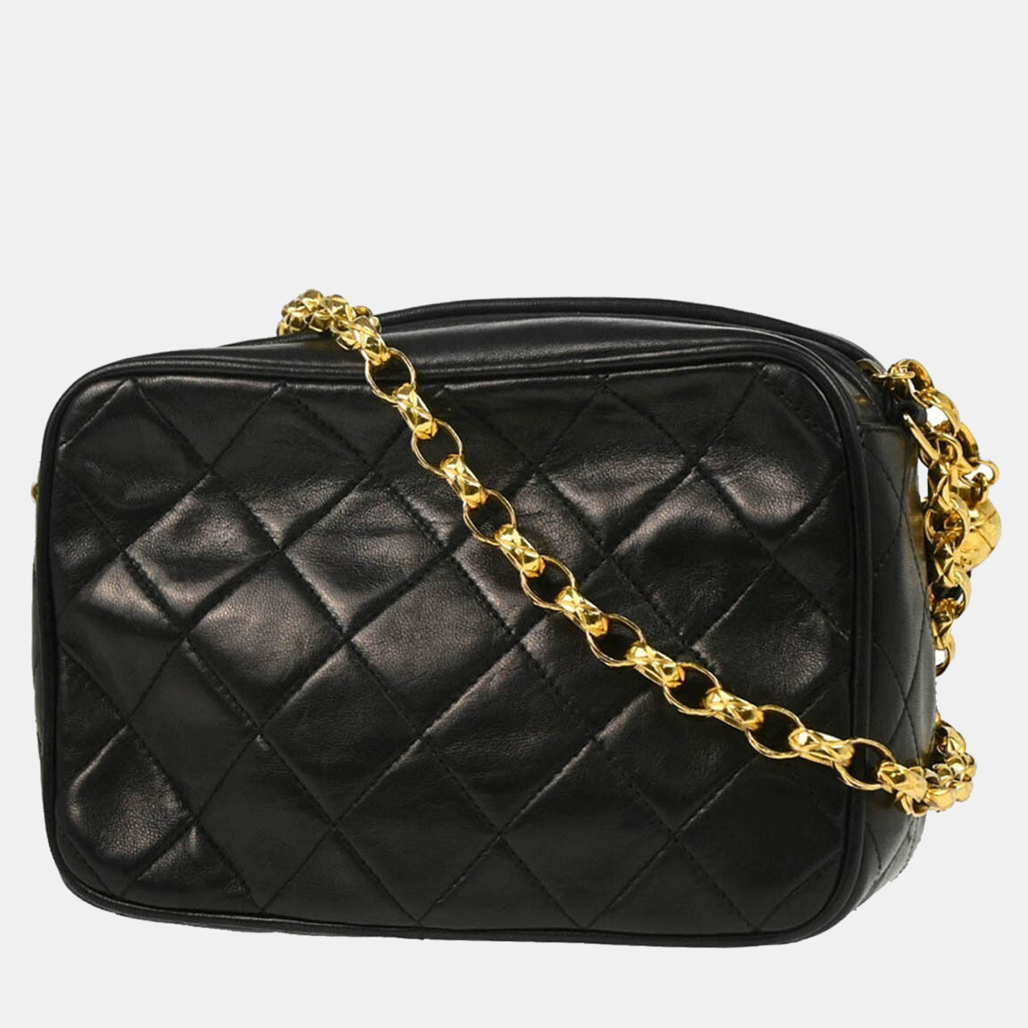 

Chanel Black Lambskin Camera Bag Mini