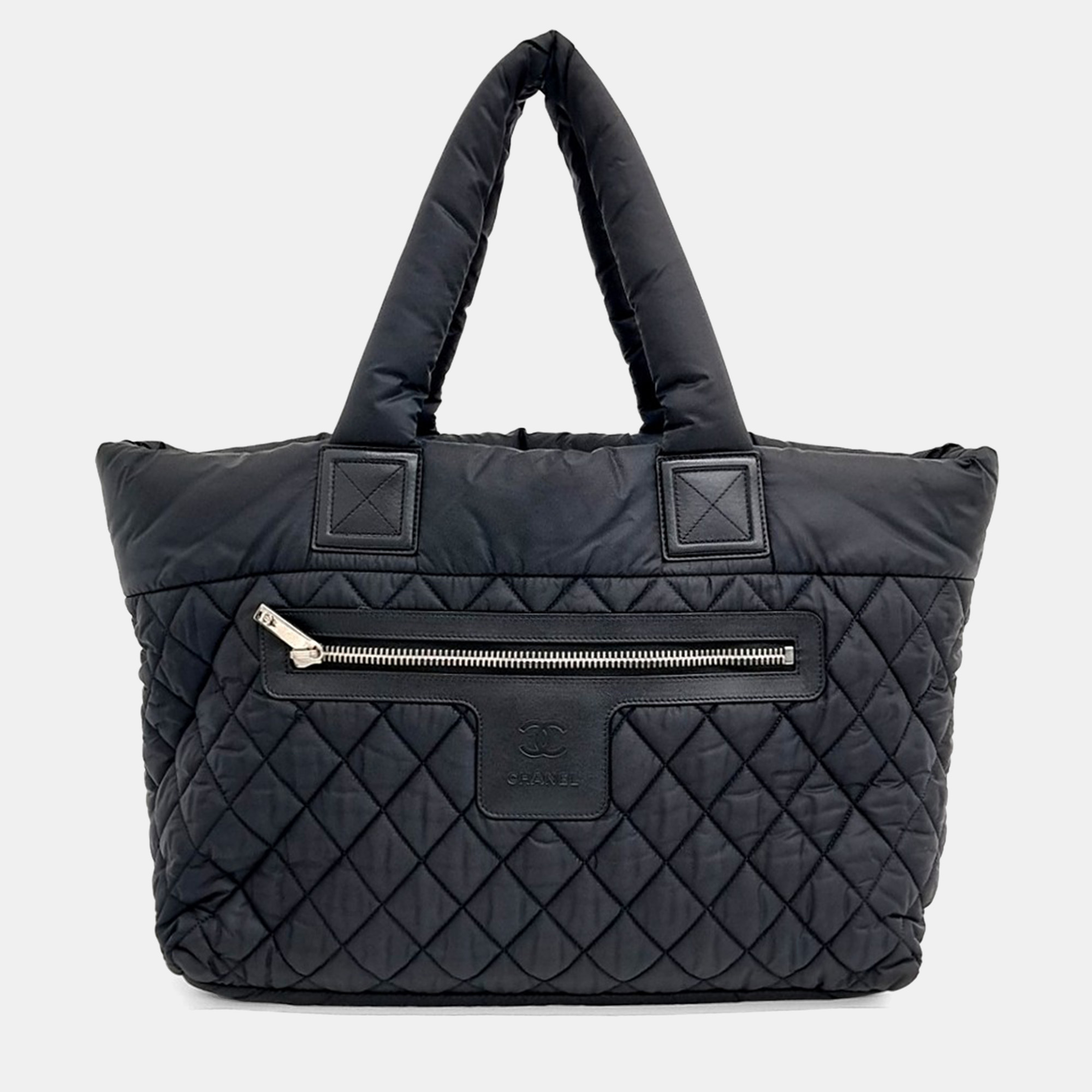 

Chanel Black Fabric Cocoon Bag