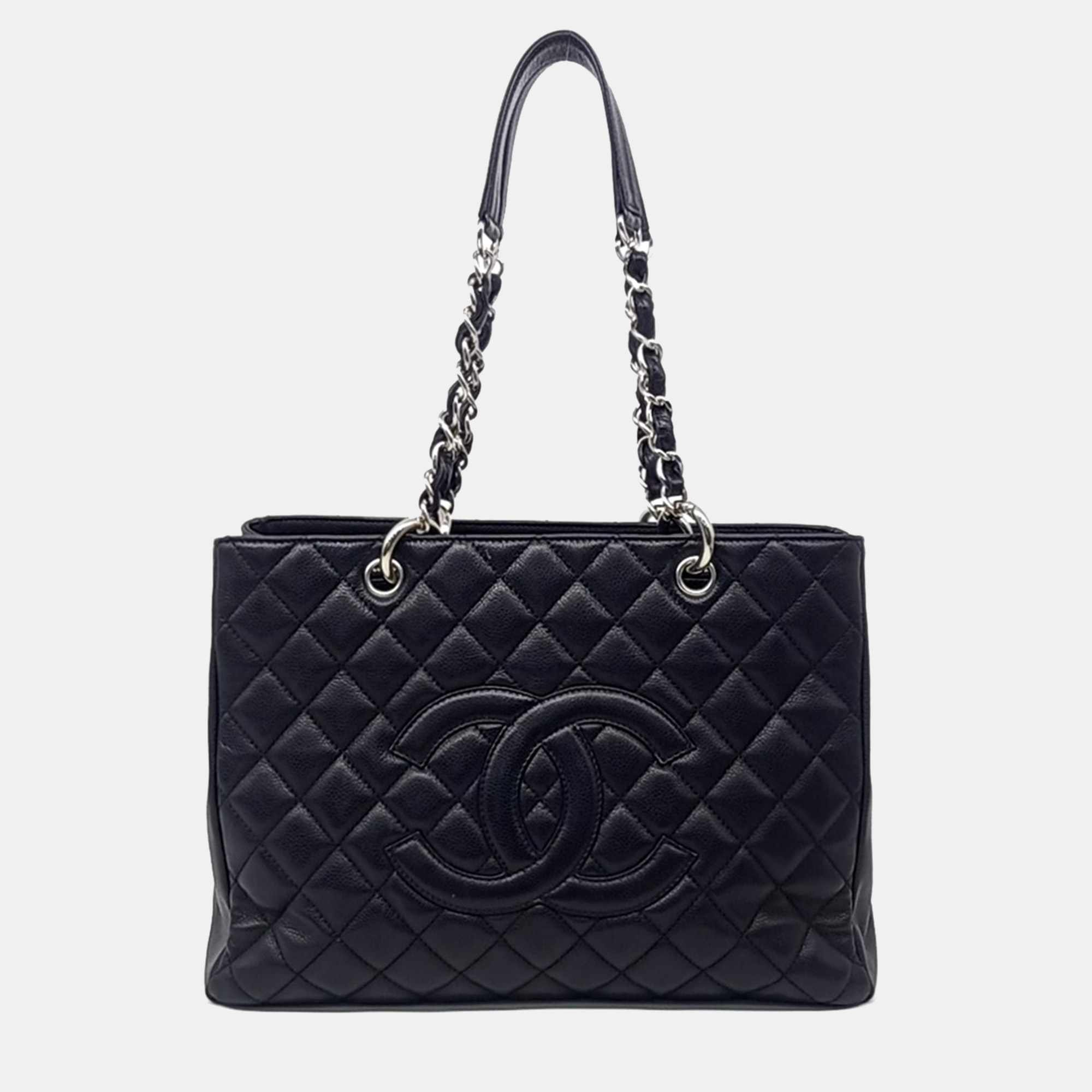 

Chanel Black Caviar Leather Grand Shopping Bag