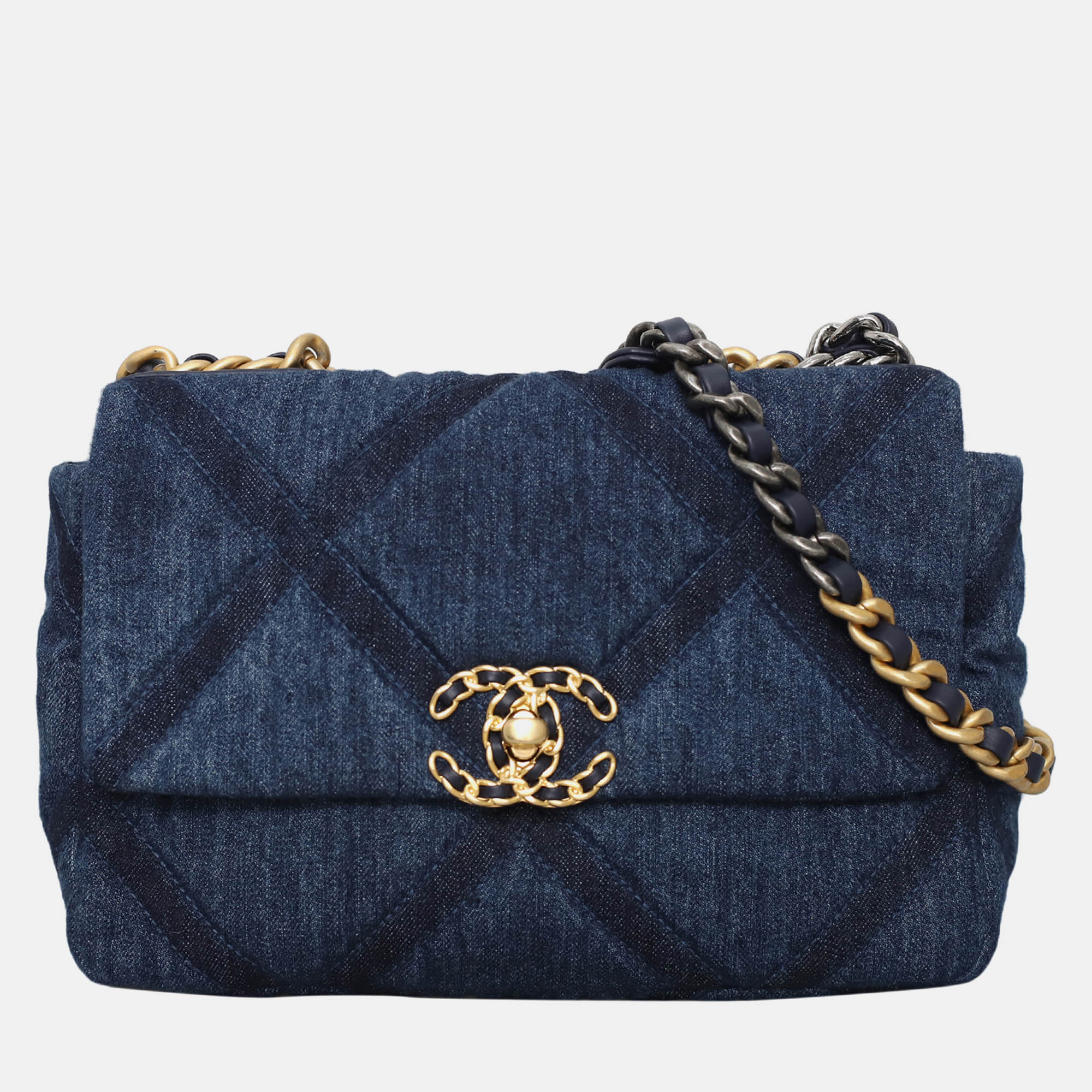 

Chanel Small C19 Bag, Blue
