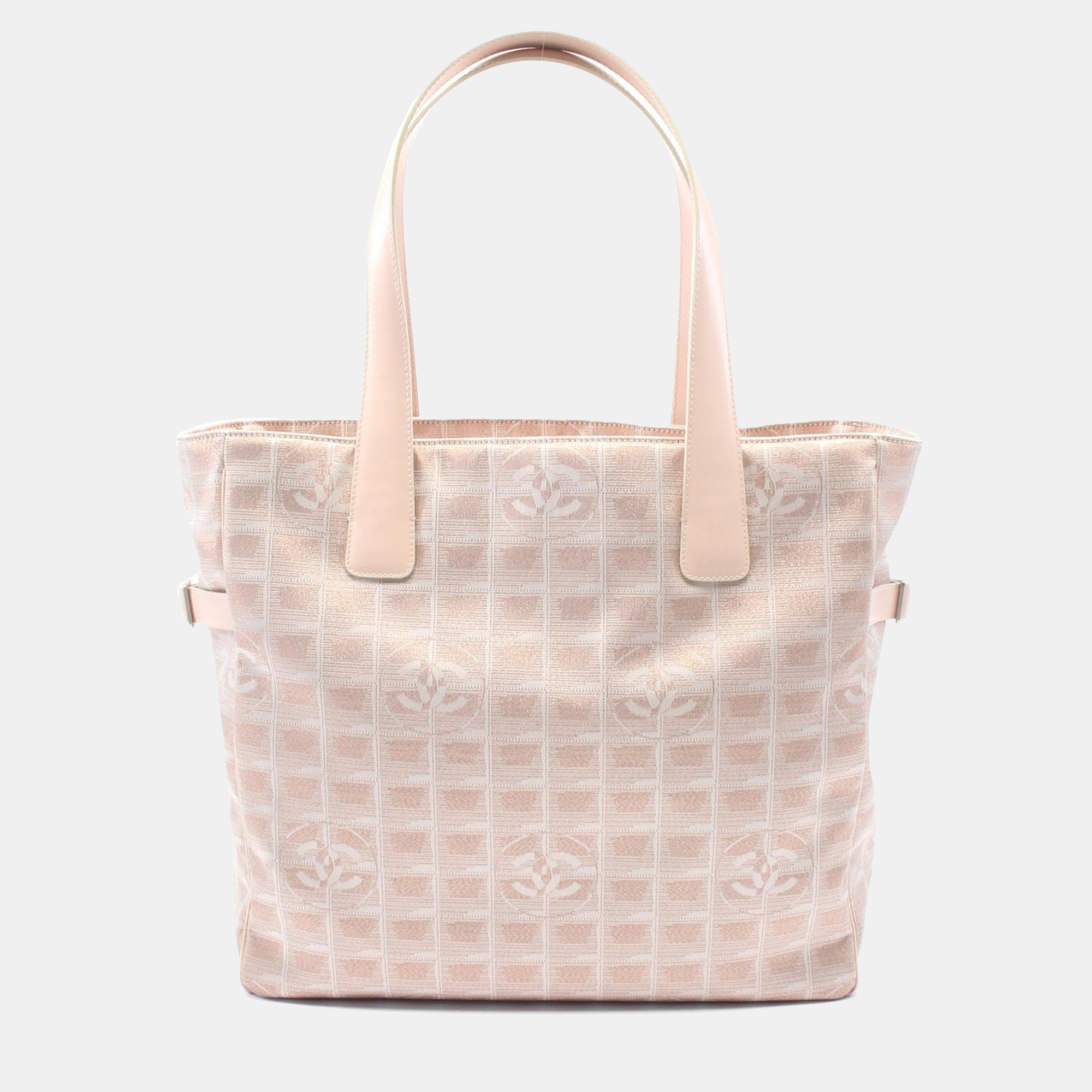 

Chanel Pink Canvas New Travel Line GM Tote Bag