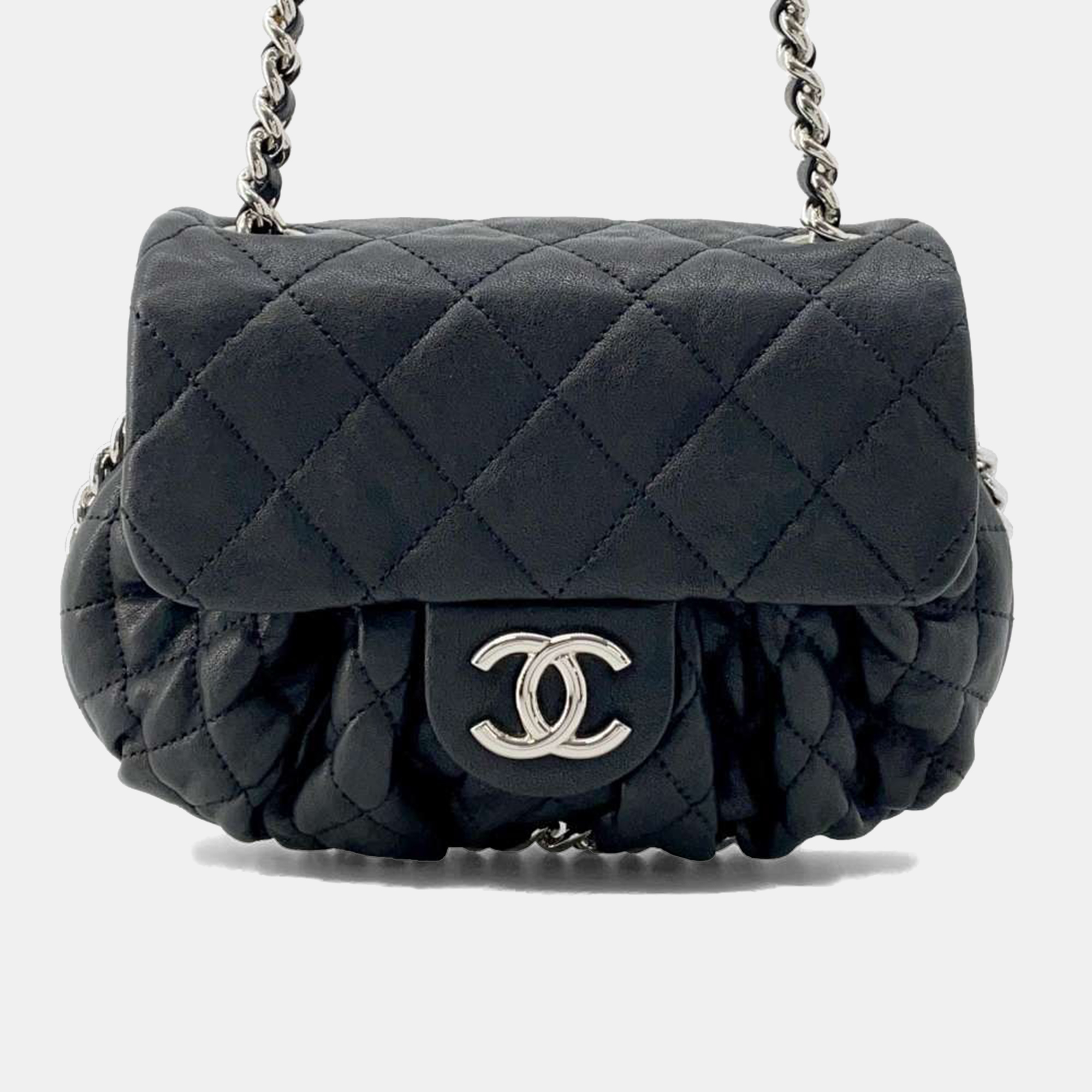 

Chanel Black Lambskin Chain Around Shoulder Bag