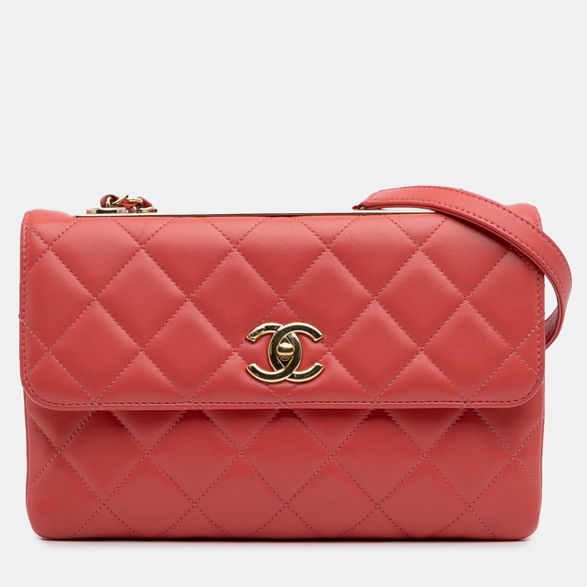 

Chanel Pink Quilted Lambskin Trendy CC Flap