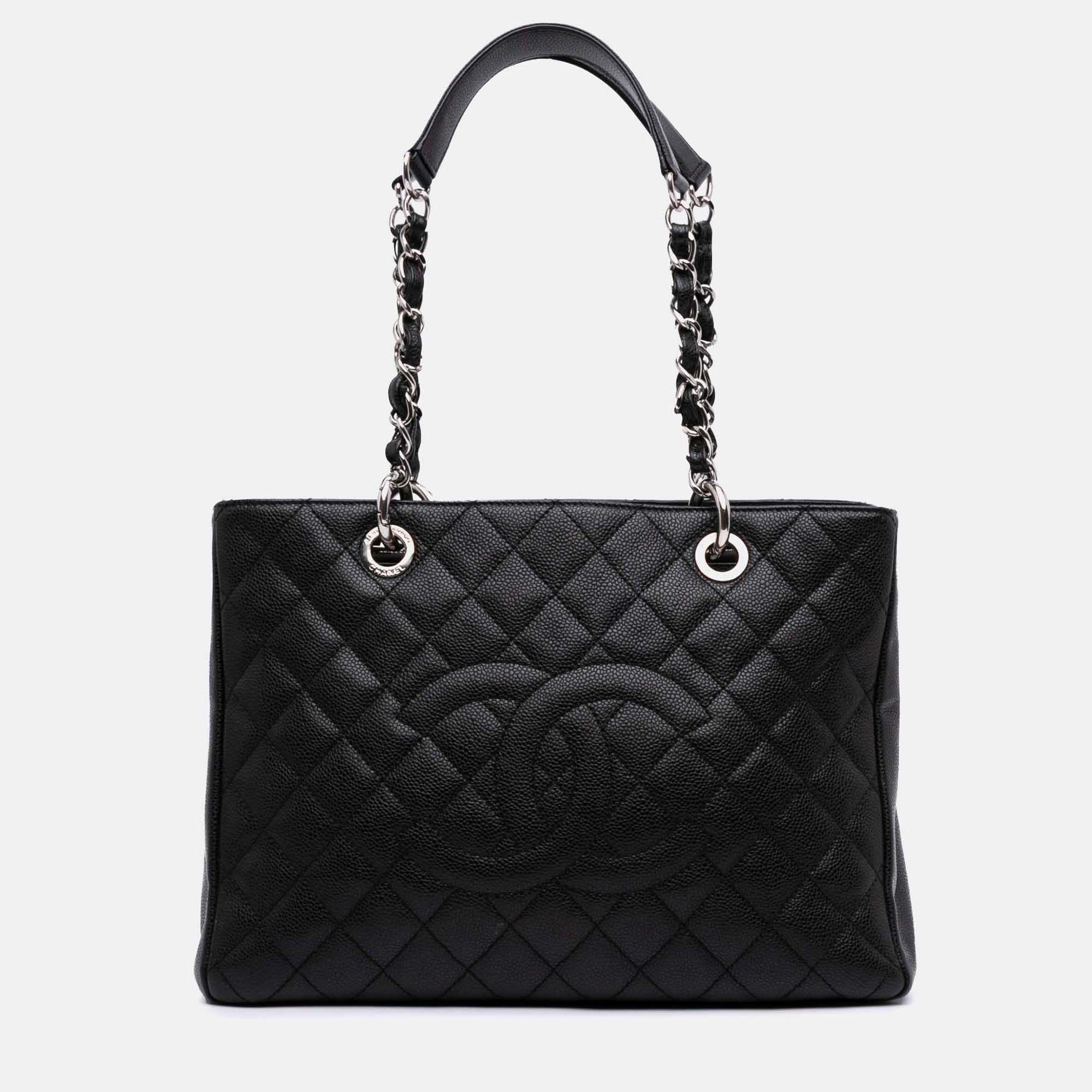 

Chanel Black Caviar Grand Shopping Tote