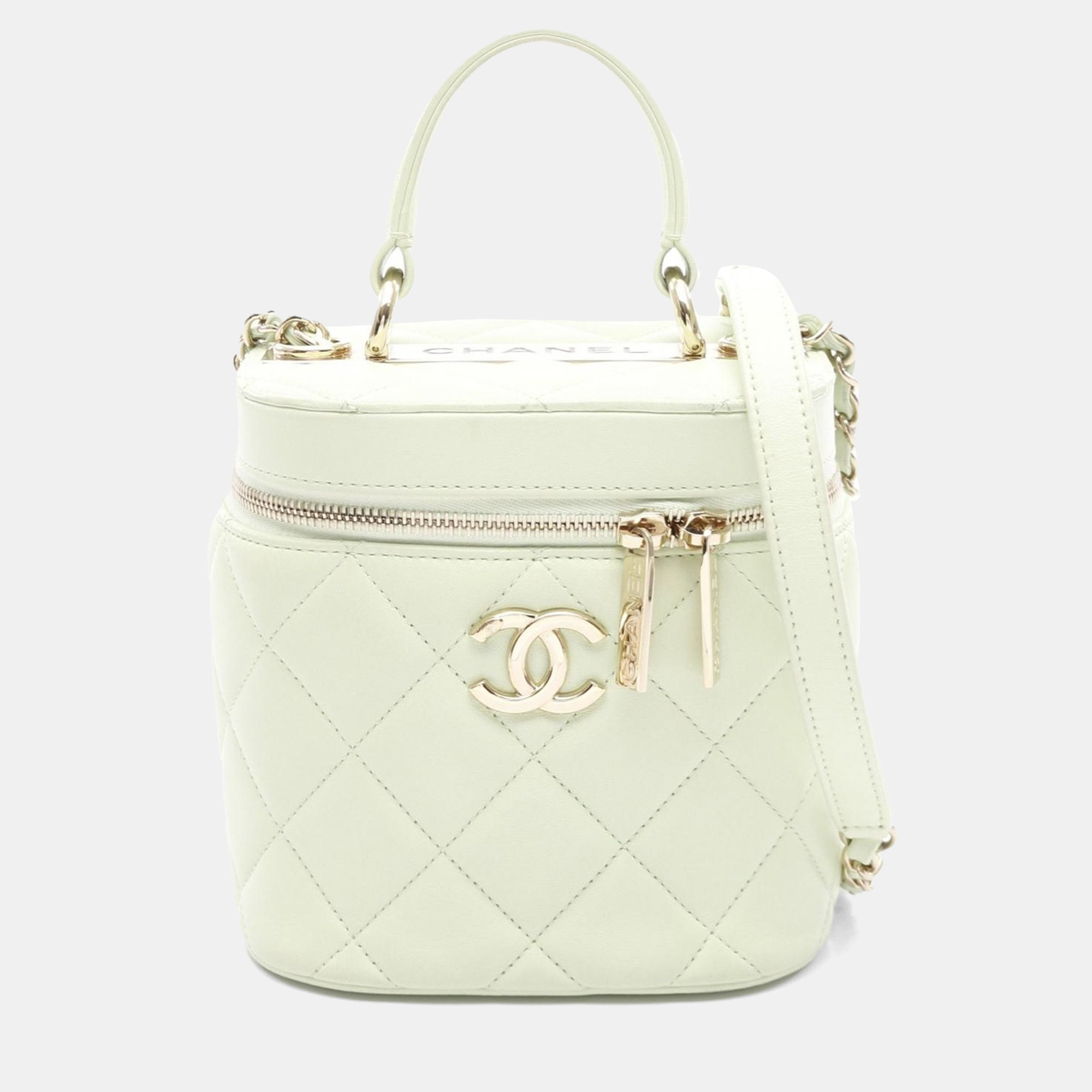 

Chanel Trendy CC Green Lambskin Leather Shoulder Bag GHW