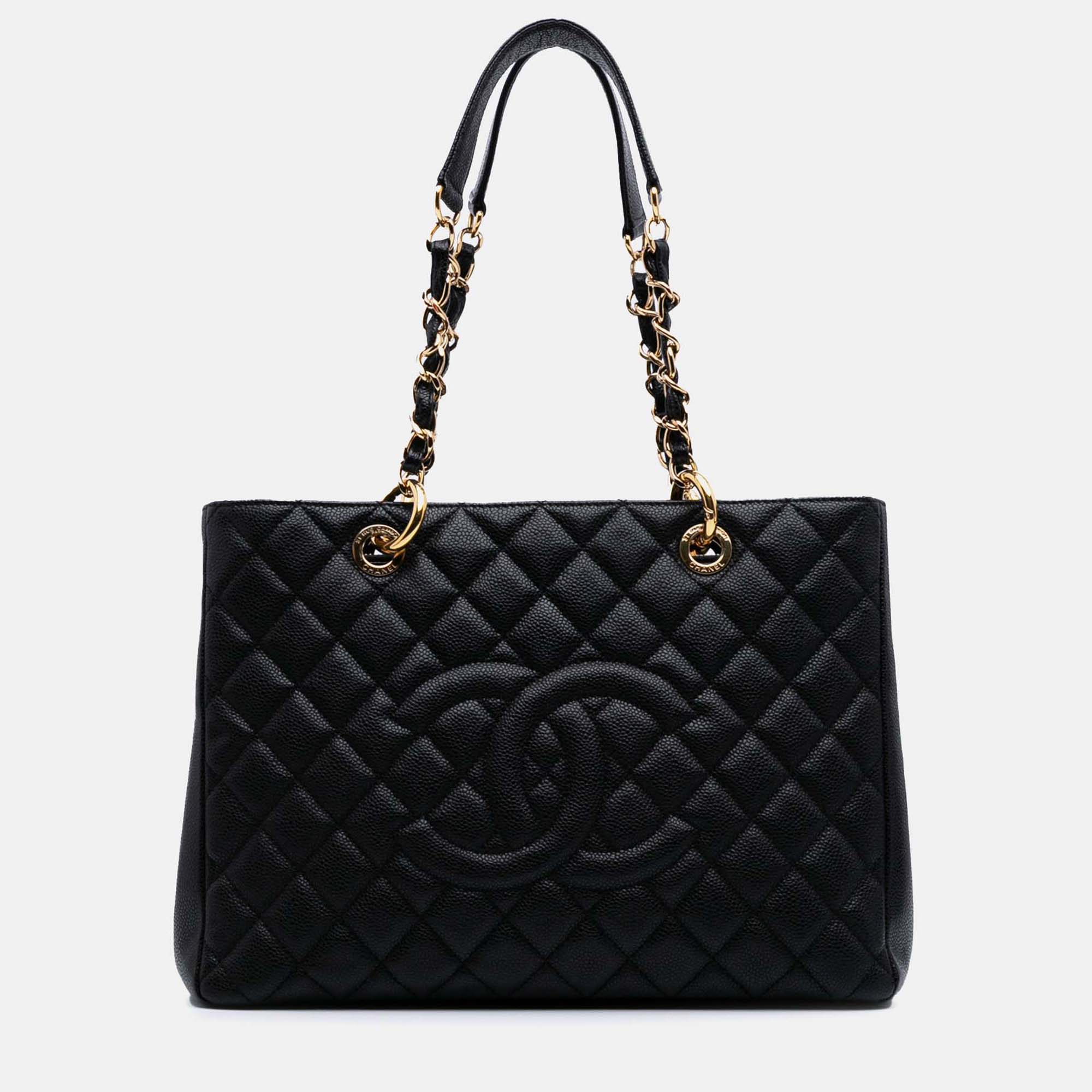 

Chanel Black Caviar Grand Shopping Tote