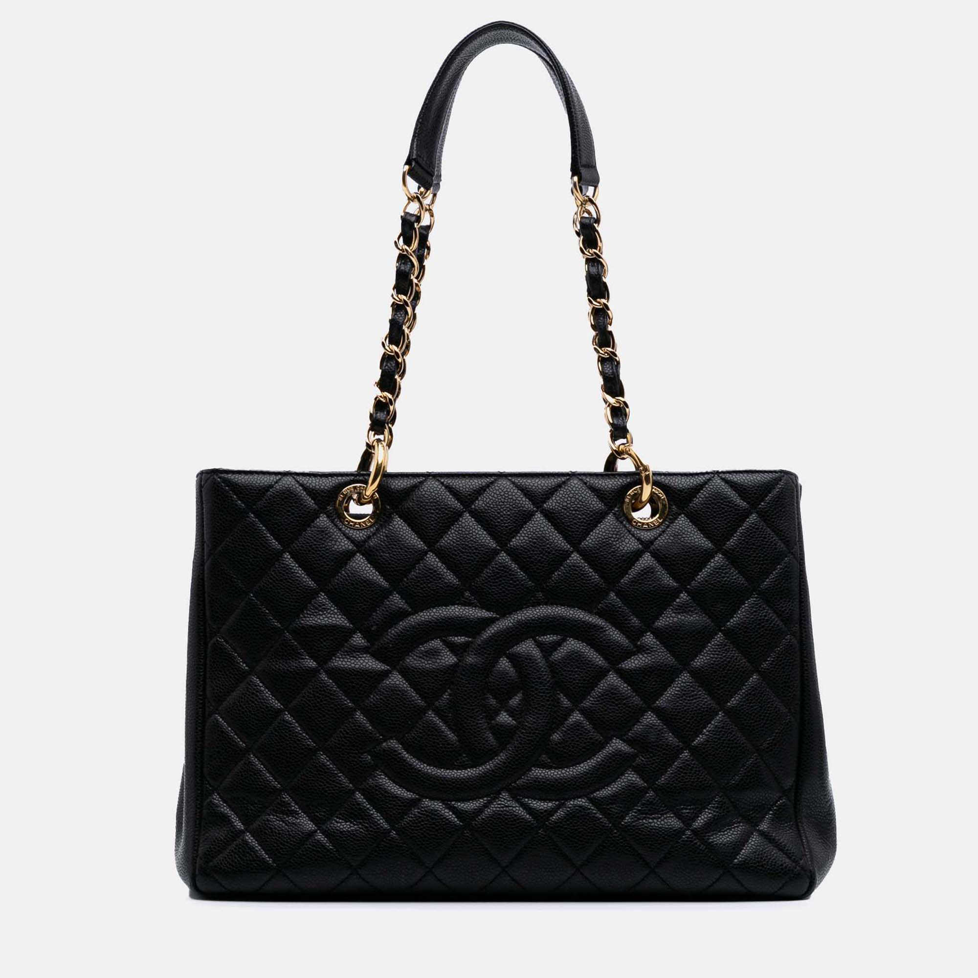 

Chanel Black Caviar Grand Shopping Tote