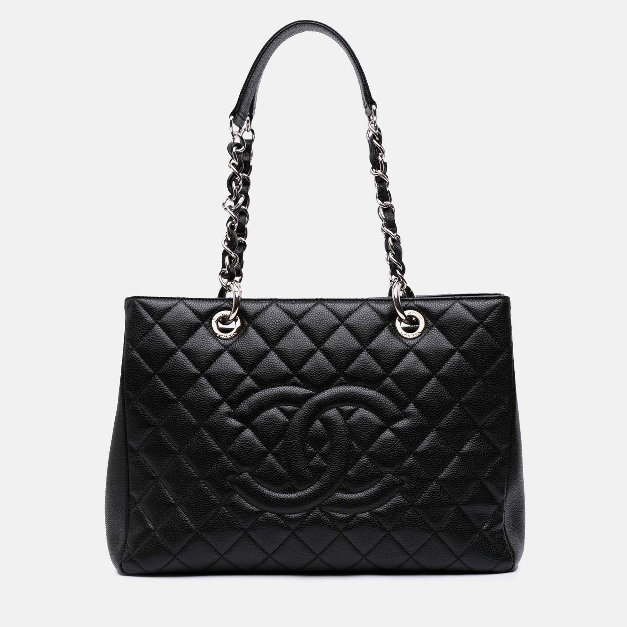 

Chanel Black Caviar Grand Shopping Tote