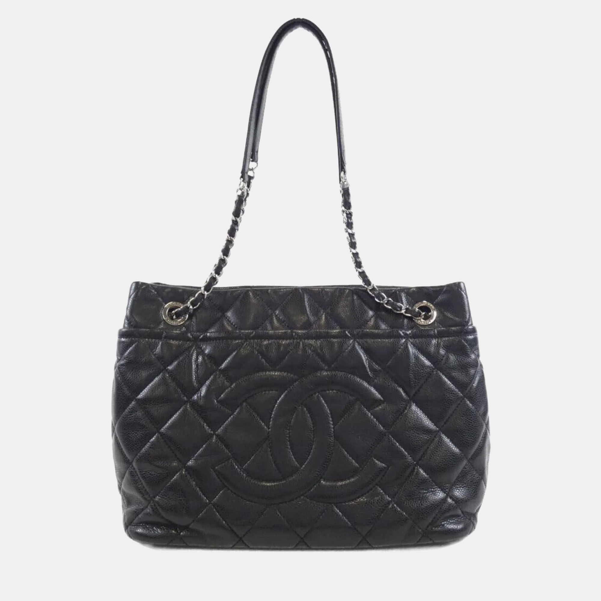 

Chanel Black Calf Leather Handbag