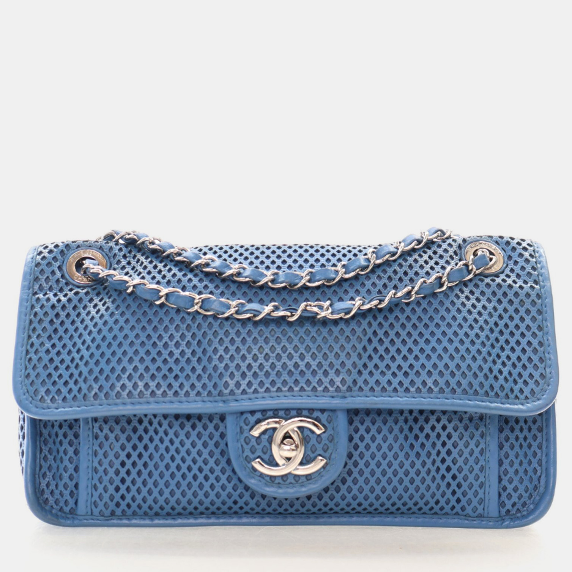 

Chanel Medium Blue Calfskin Up In The Air
