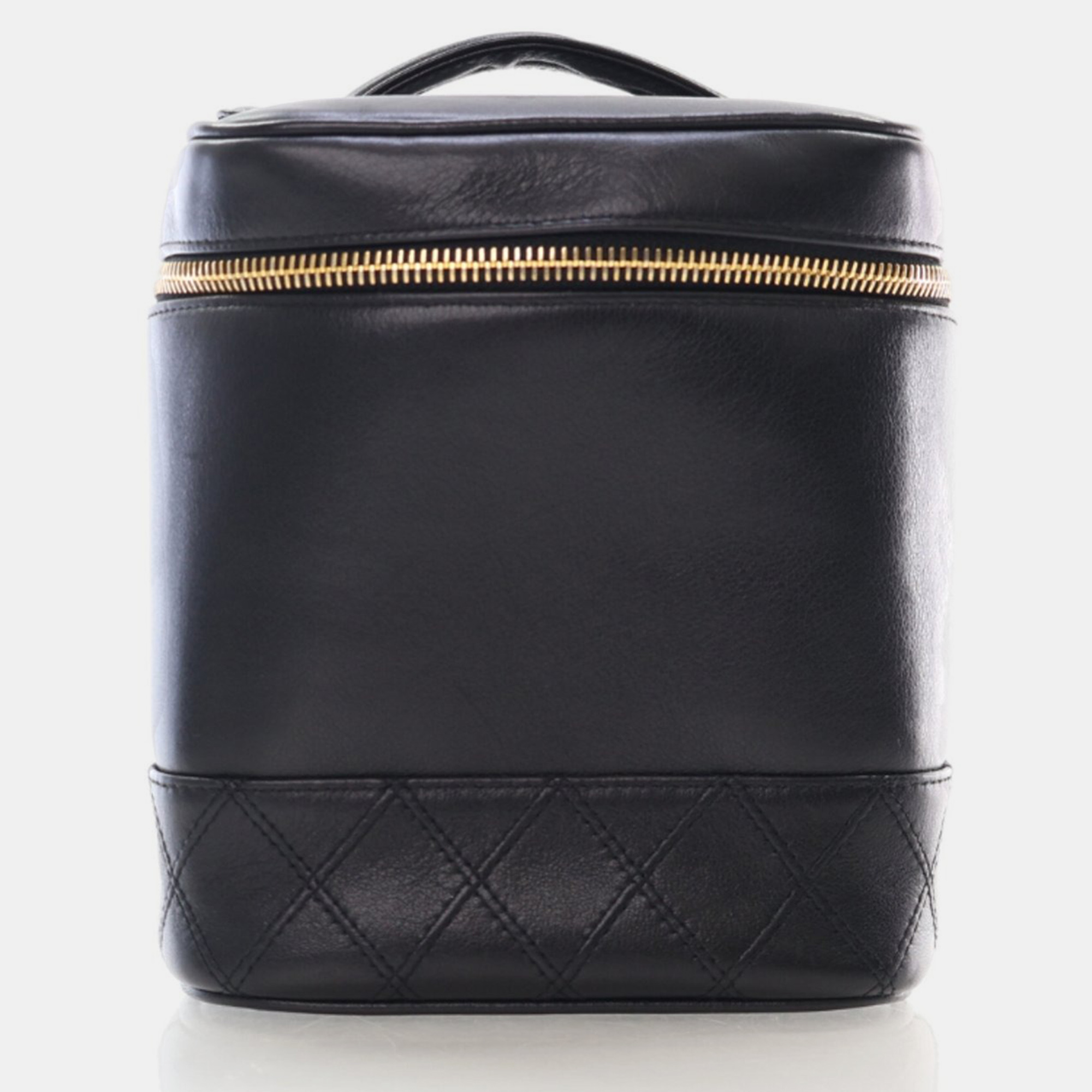 

Chanel Vintage Vanity Black Calfskin Bag