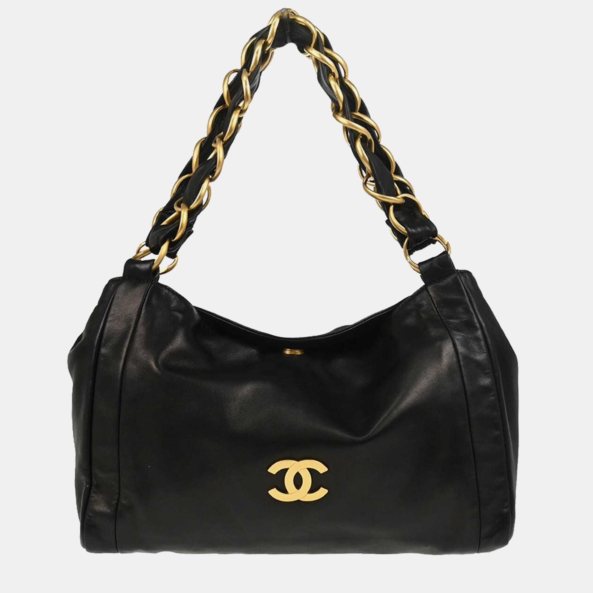 

Chanel CC Black Lambskin Handbag