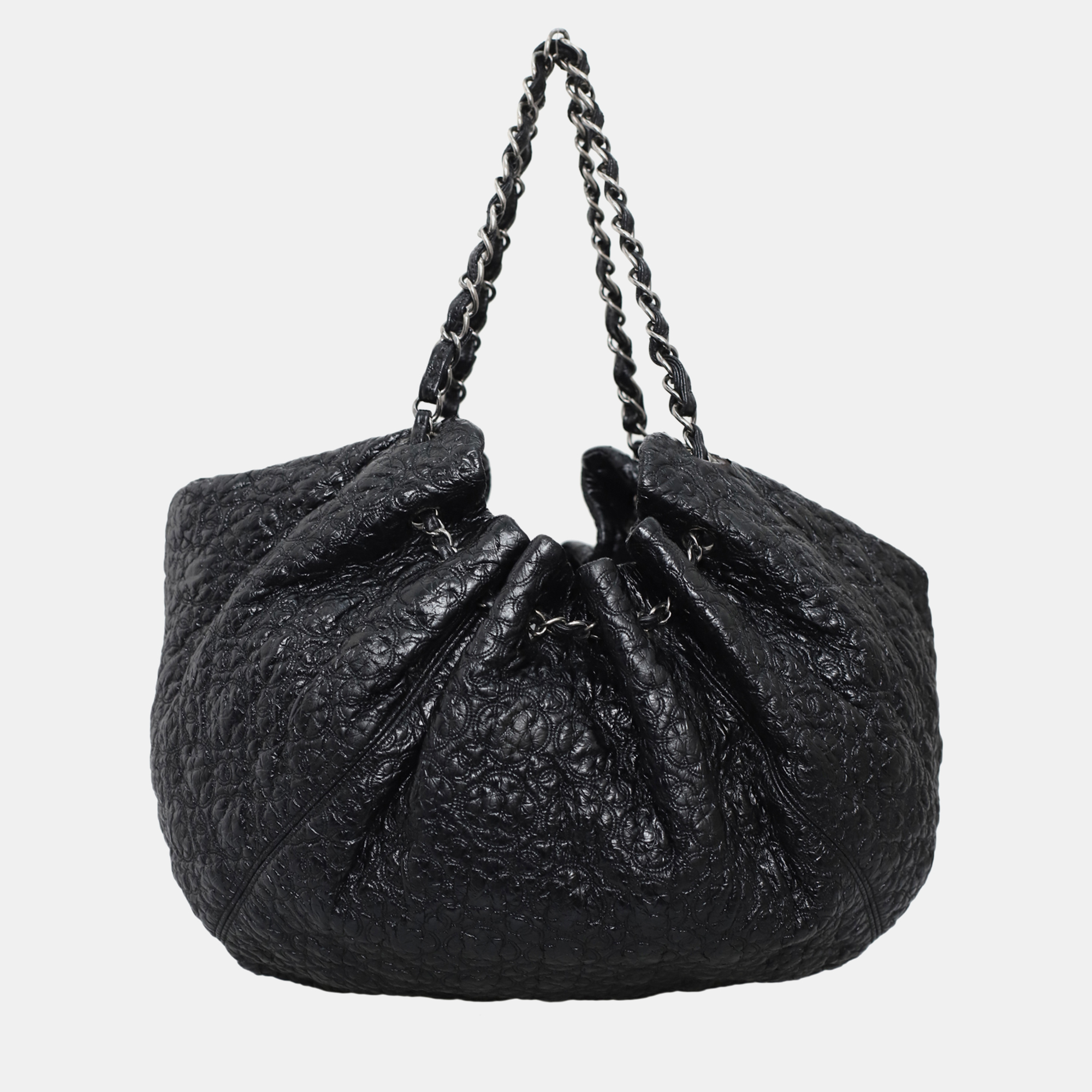 

Chanel Rock in Moscow Cabas Hobo Bag, Black