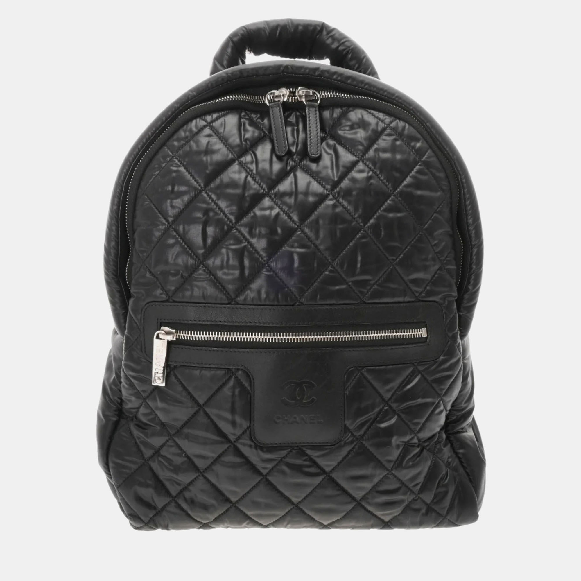 

Chanel Coco Cocoon Black Nylon Backpack