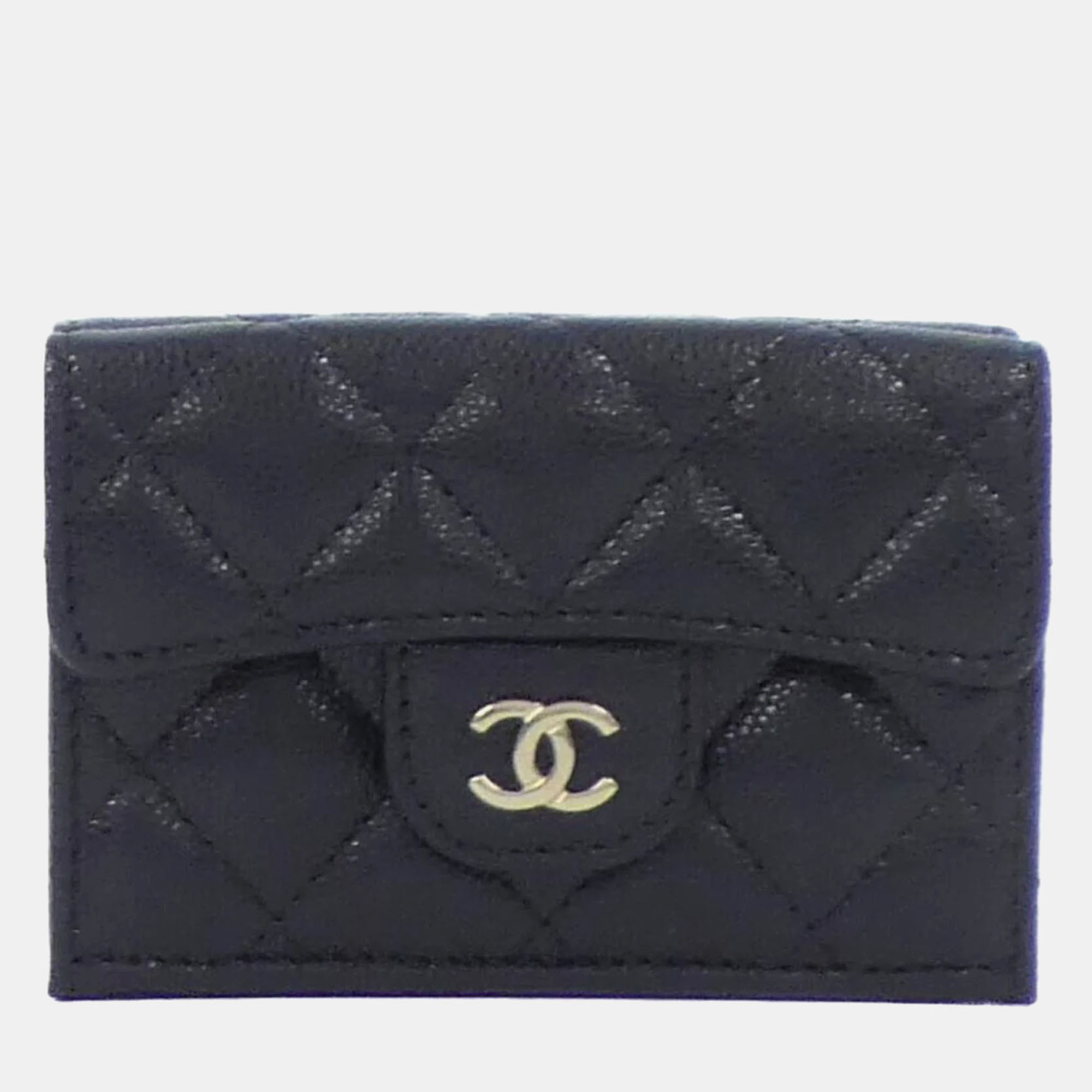 

Chanel Timeless Classic Black Leather Wallet
