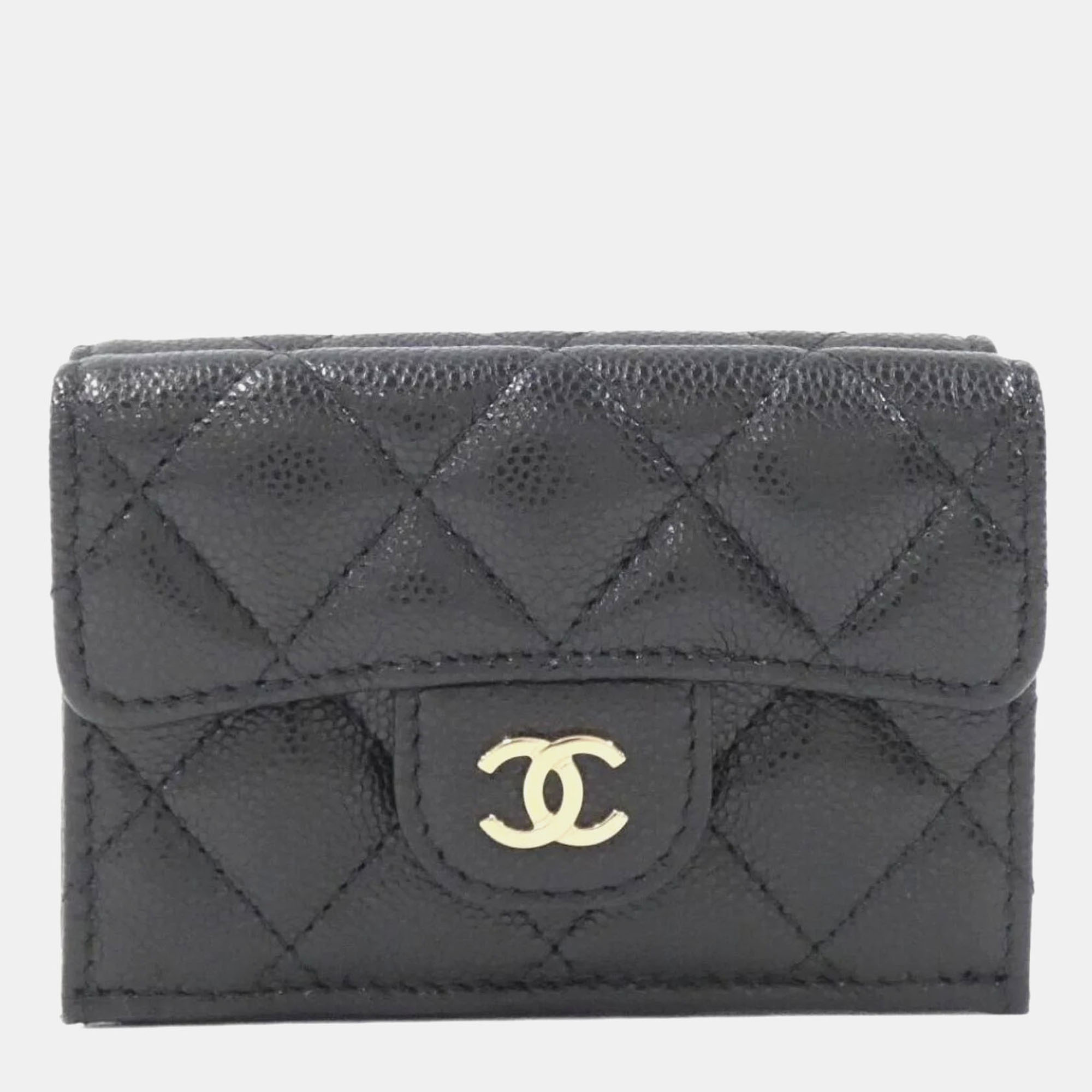 

Chanel Timeless Classic Black Leather Wallet