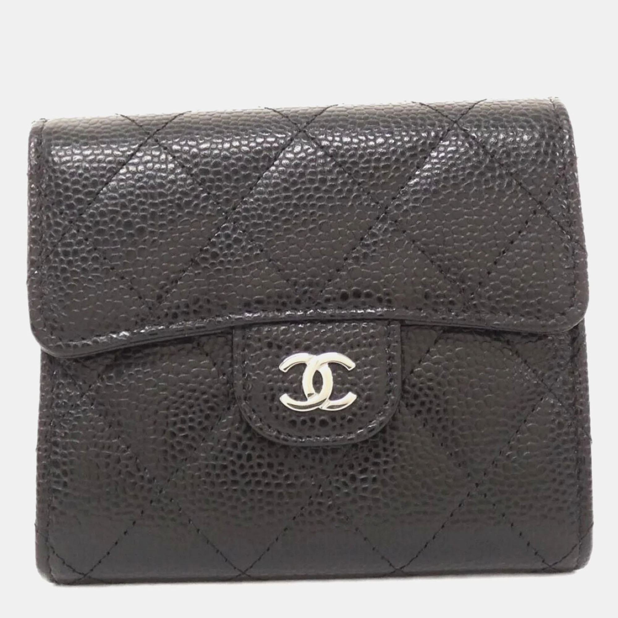 

Chanel Classic Black Leather Wallet