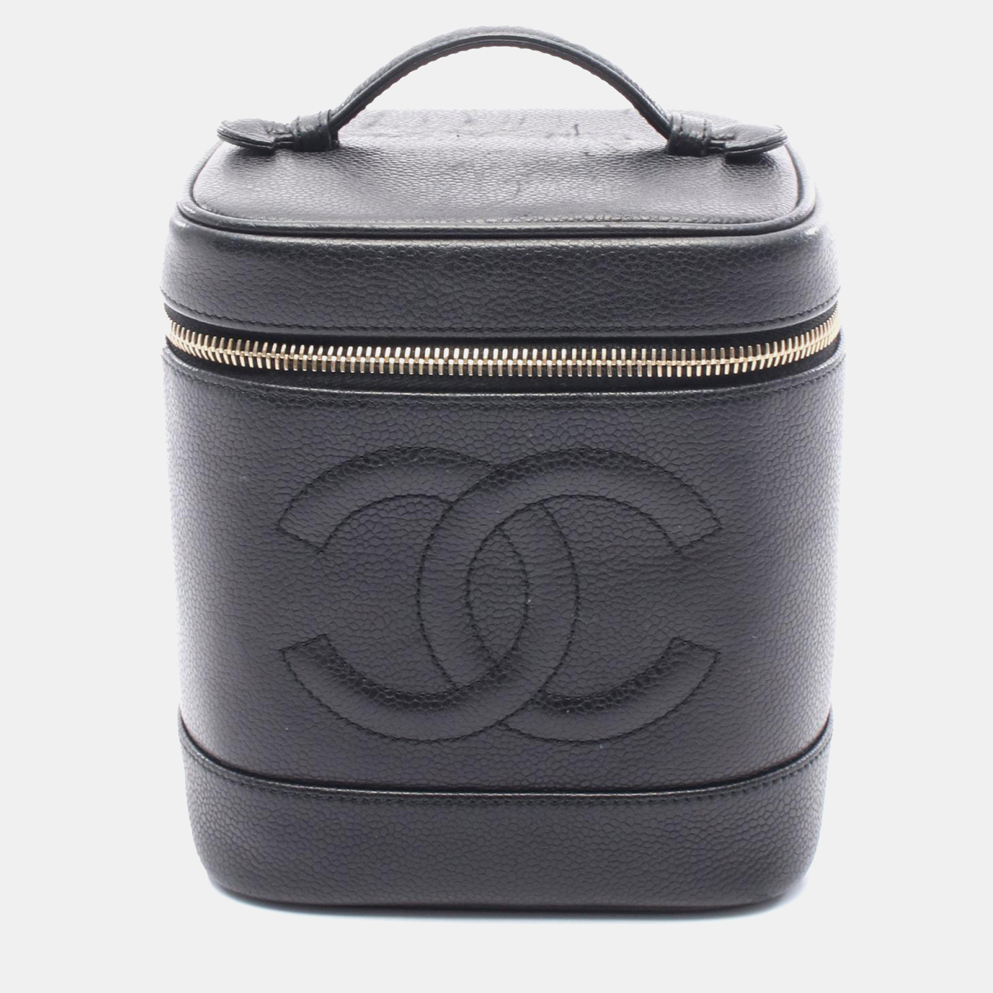 

Chanel Black CC Caviar Vanity Case