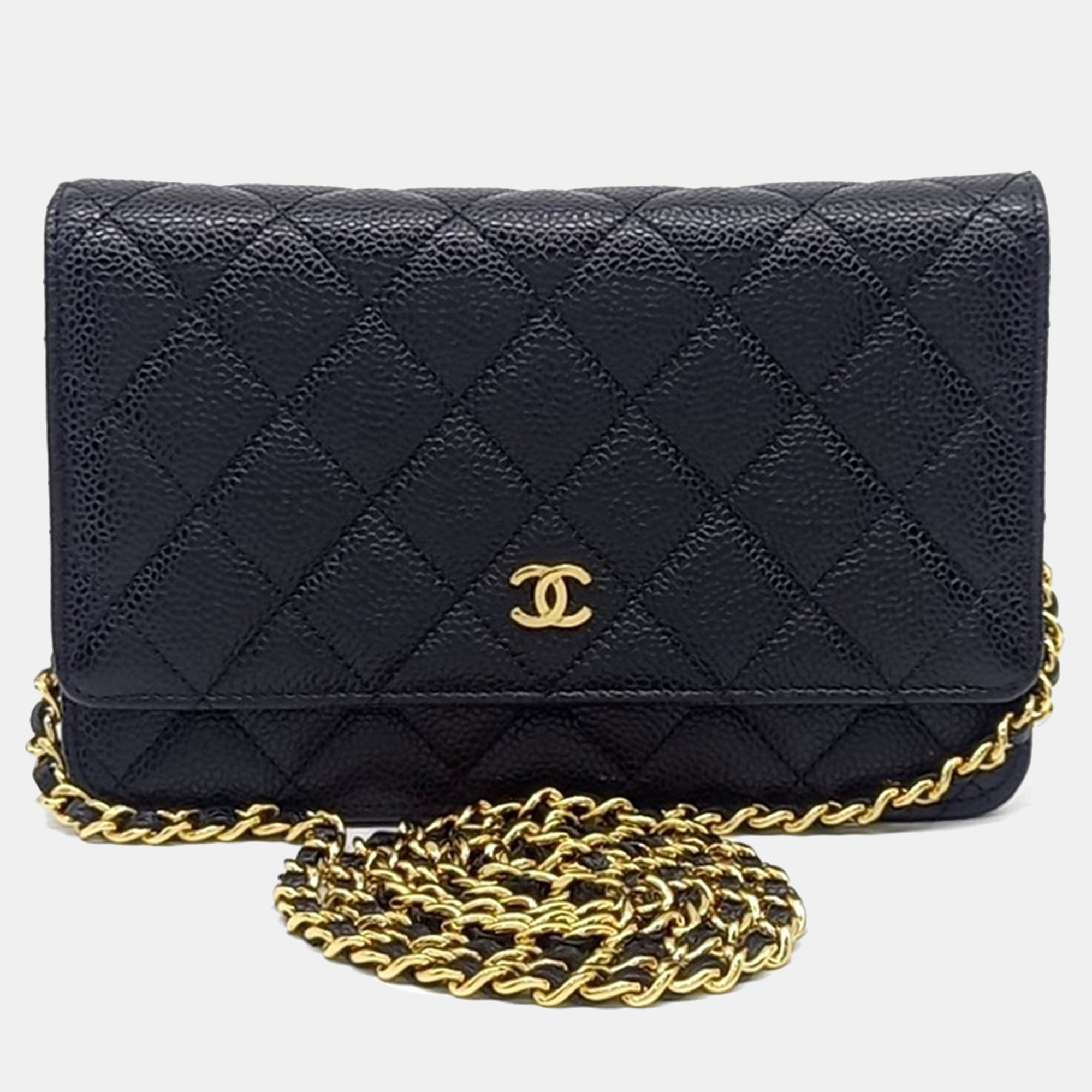 

Chanel Black Caviar Leather WOC Crossbody Bag