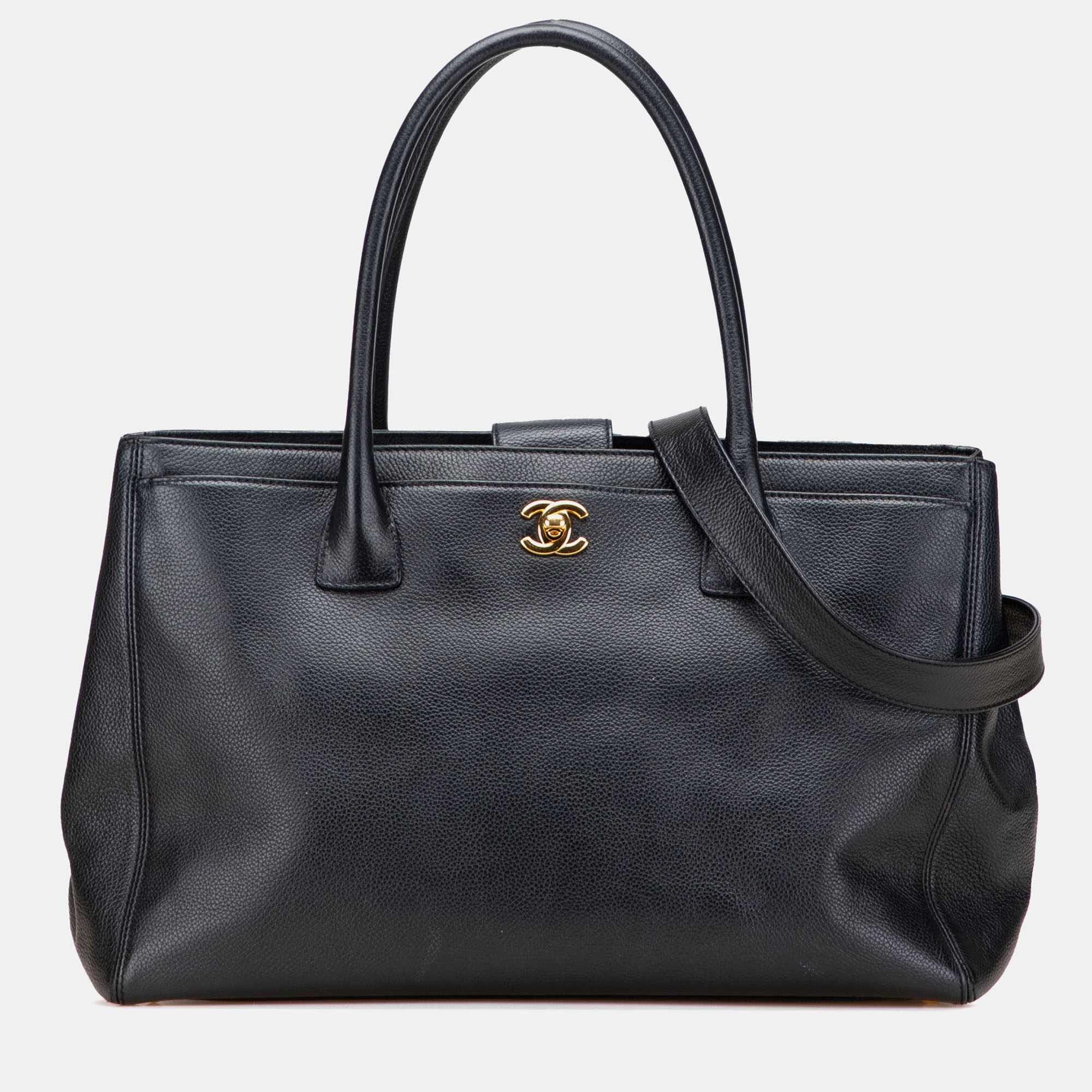 

Chanel Black Medium Calfskin Executive Cerf Tote