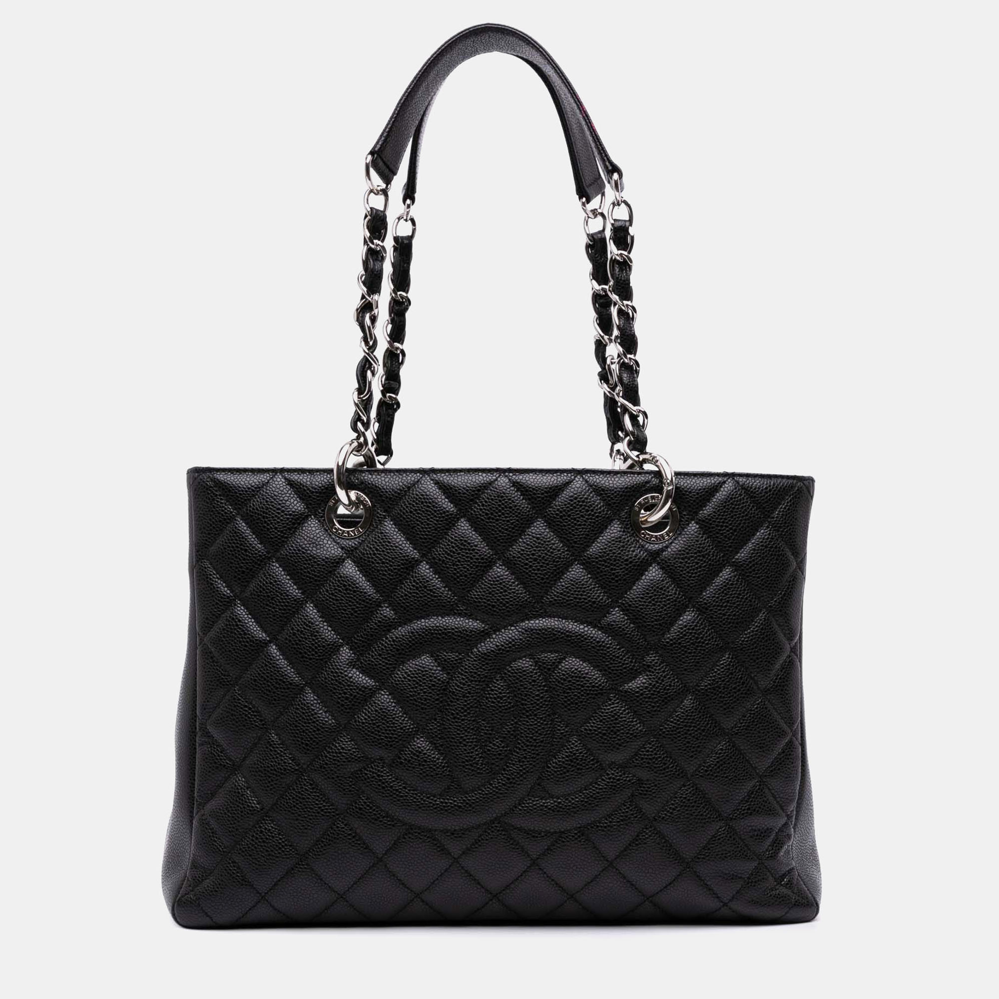 

Chanel Black Caviar Grand Shopping Tote