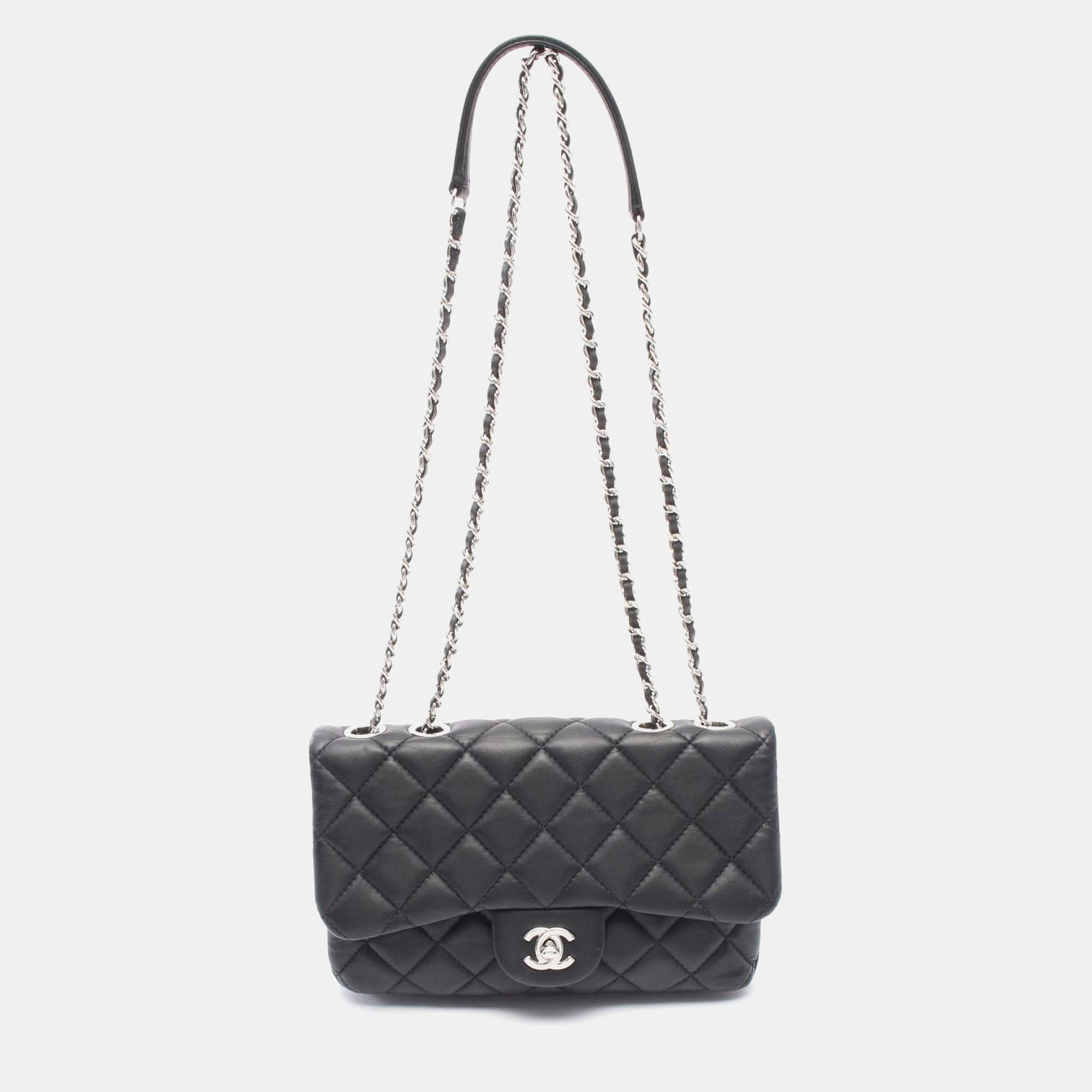 

Chanel Matelasse Black Lambskin Chain Shoulder Bag