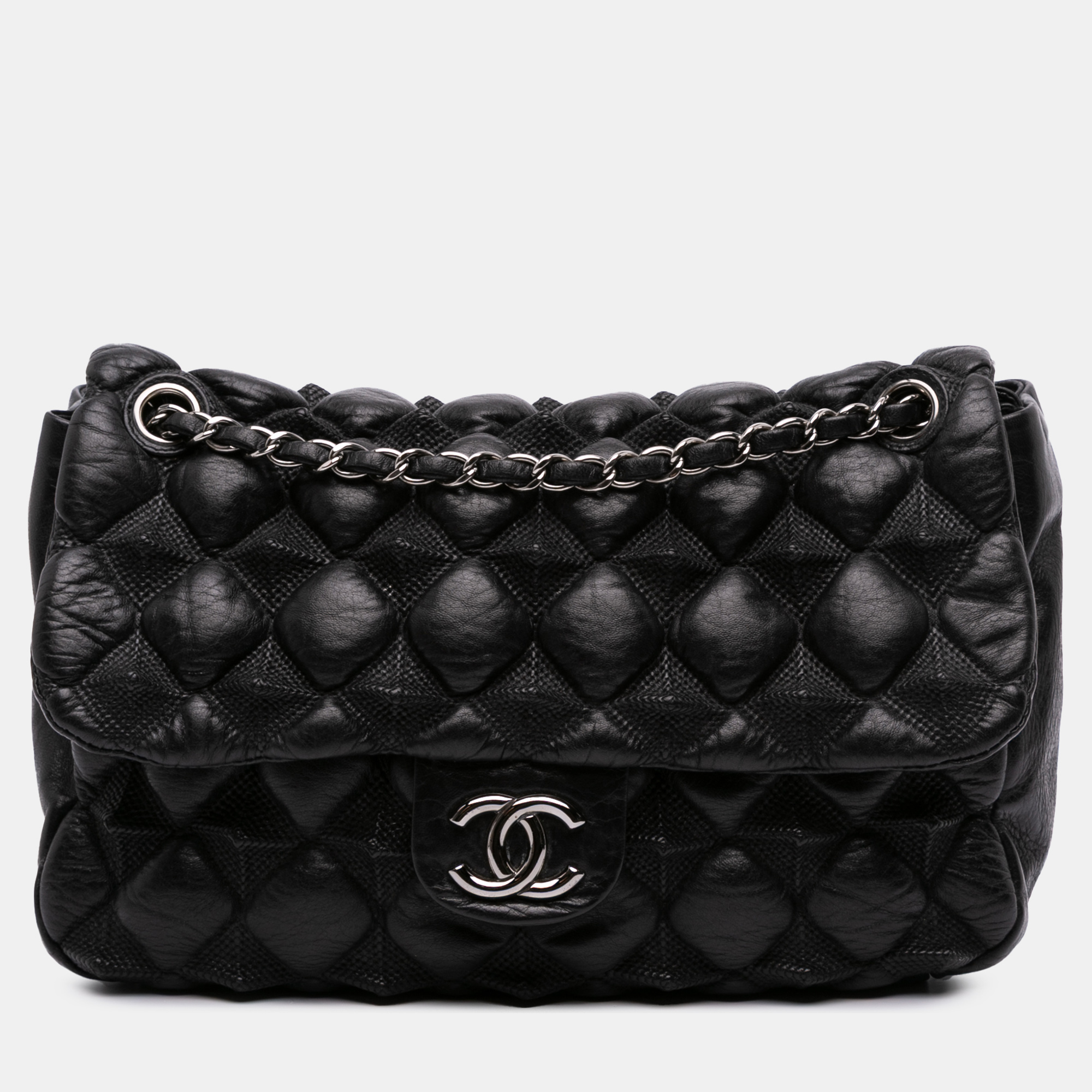 

Chanel Black Quilted Lambskin Stravinsky Flap