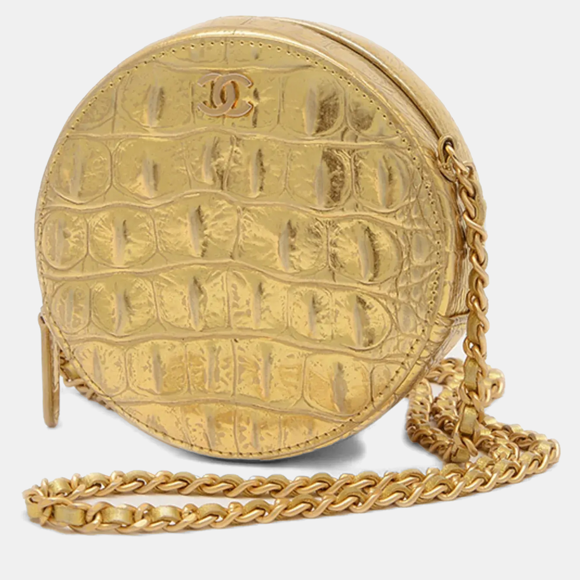 

Chanel Round Gold Chain Shoulder Bag