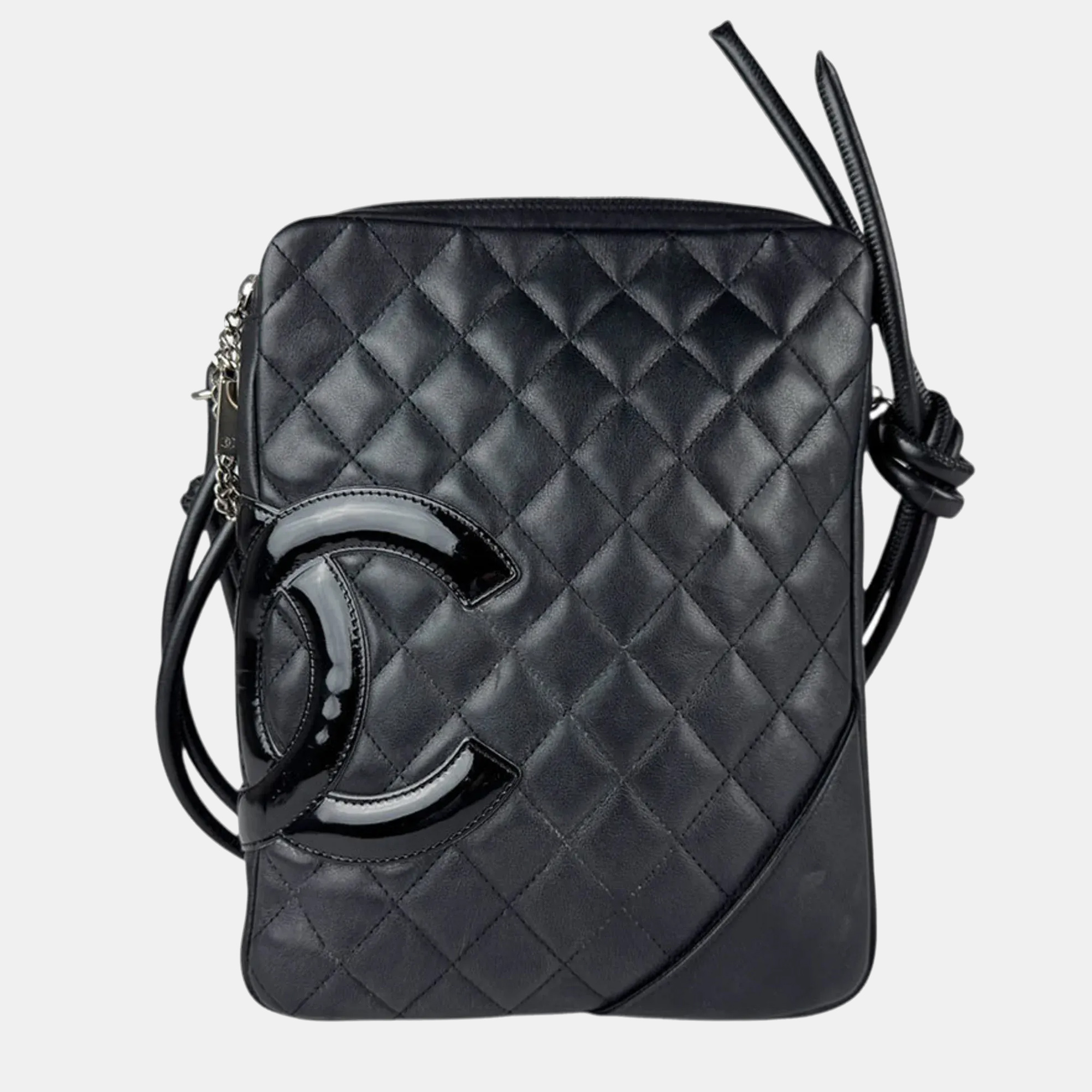 

Chanel Cambon Ligne Black Lambskin Shoulder Bag