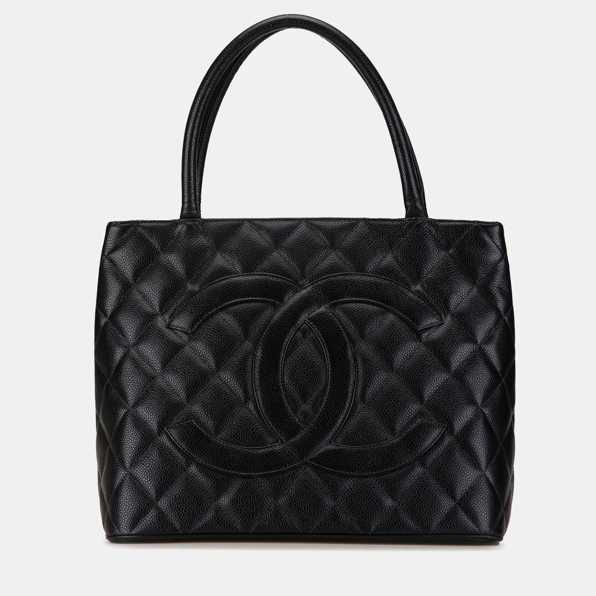 

Chanel Black Caviar Medallion Tote
