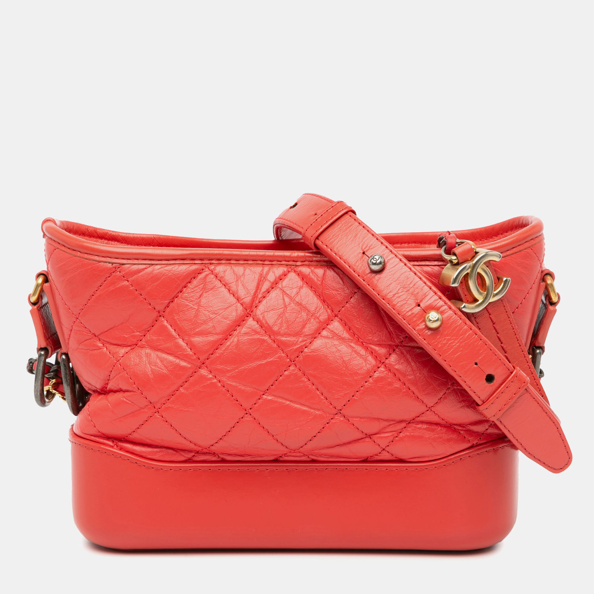 

Chanel Orange Small Aged Calfskin Gabrielle Crossbody