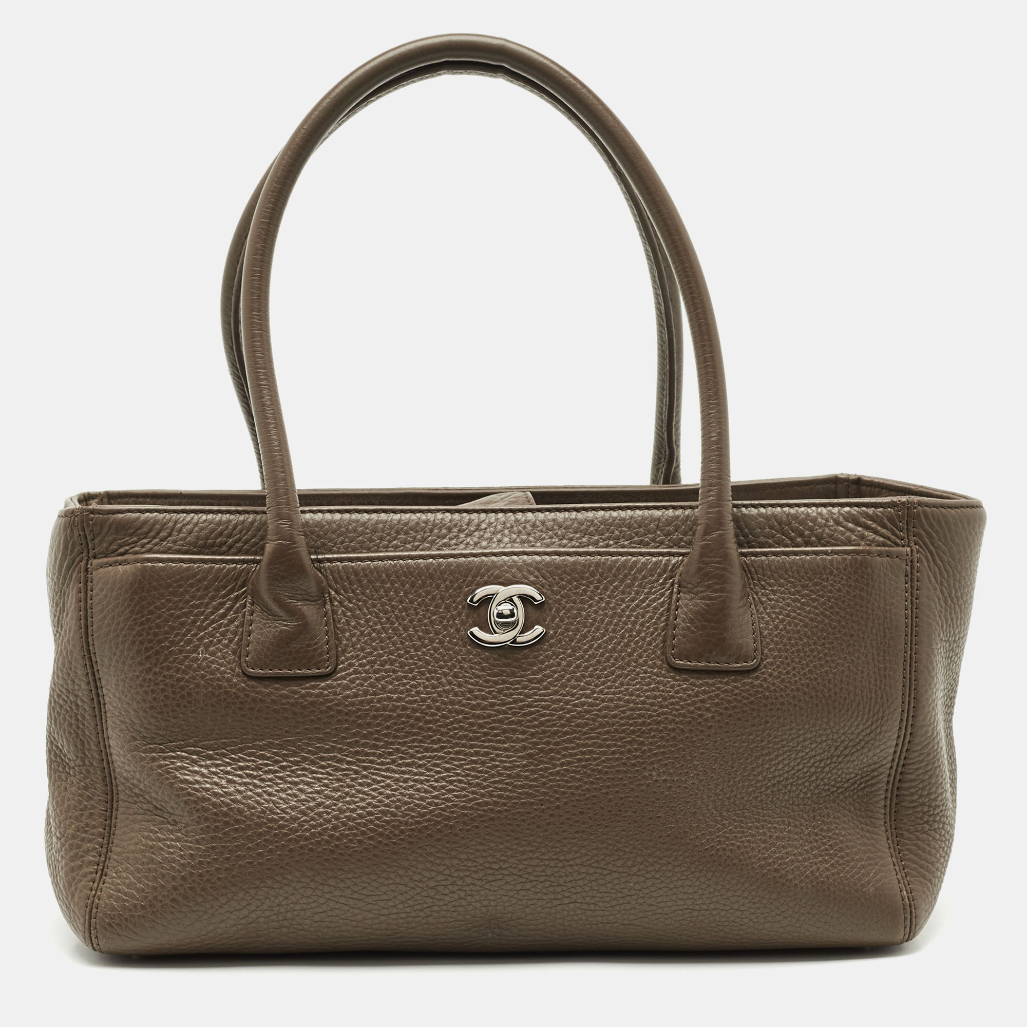 

Chanel Brown Leather  Cerf Shopper Tote