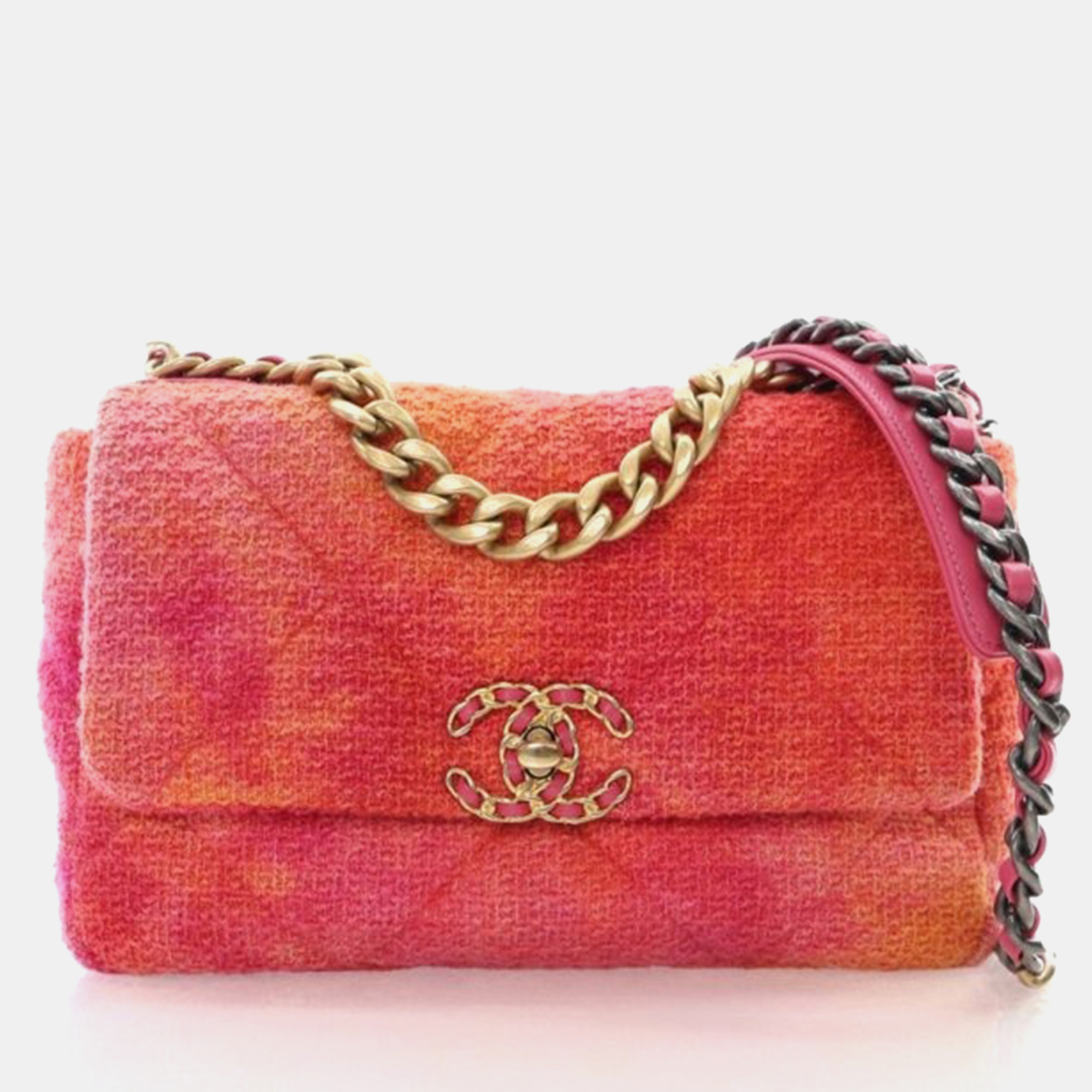 

Chanel 19 Medium Multicolor Tweed Flap Bag