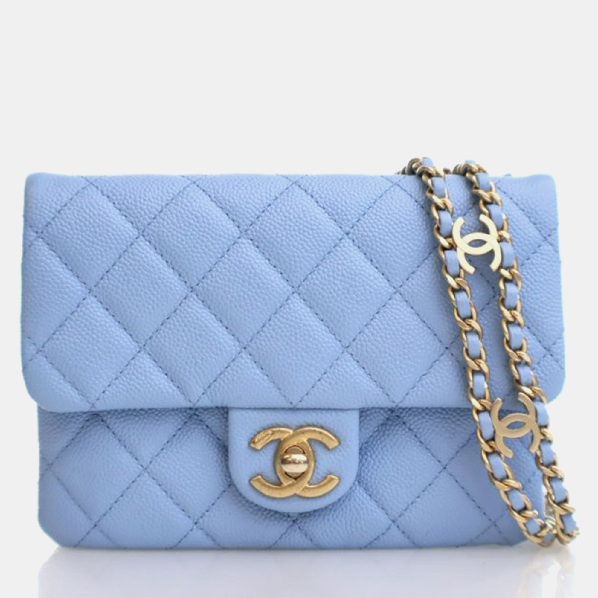 

Chanel Pick Me Up Blue Caviar Belt Bag