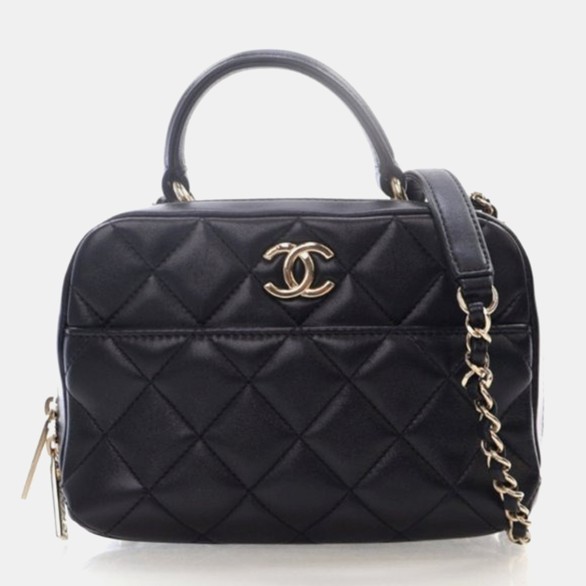 

Chanel Trendy CC Black Lambskin Camera Bag