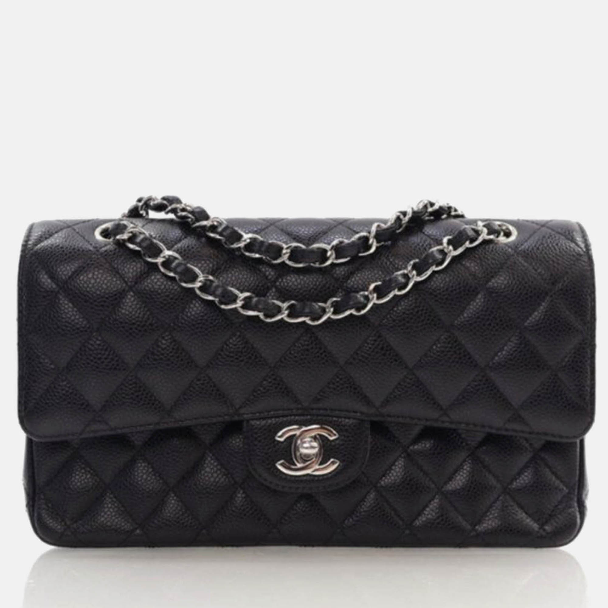 

Chanel Medium Black Caviar Classic Double Flap